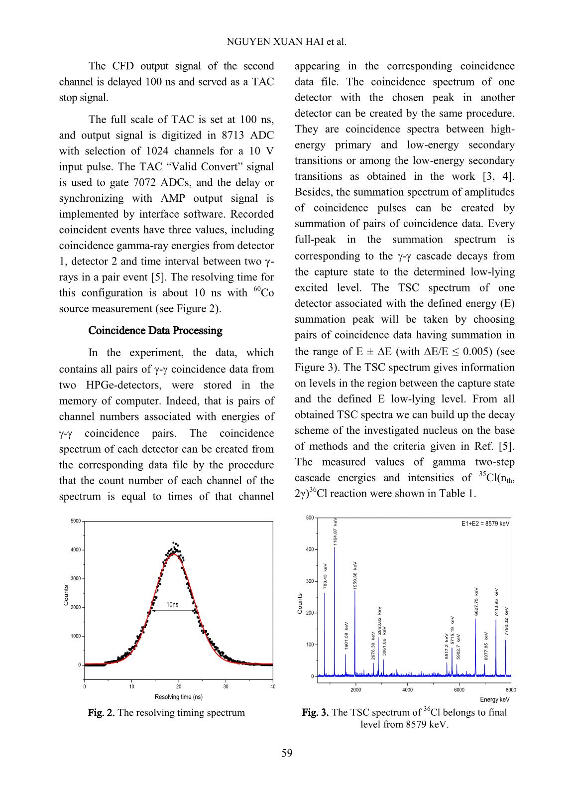 The gamma two-step cascade method at dalat nuclear research reactor trang 3