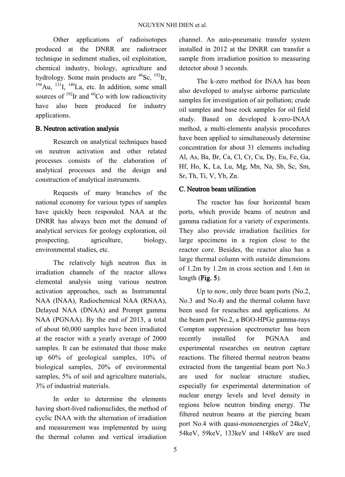 Nuclear Science and Technology - Volume 4, Number 1, March 2014 trang 8
