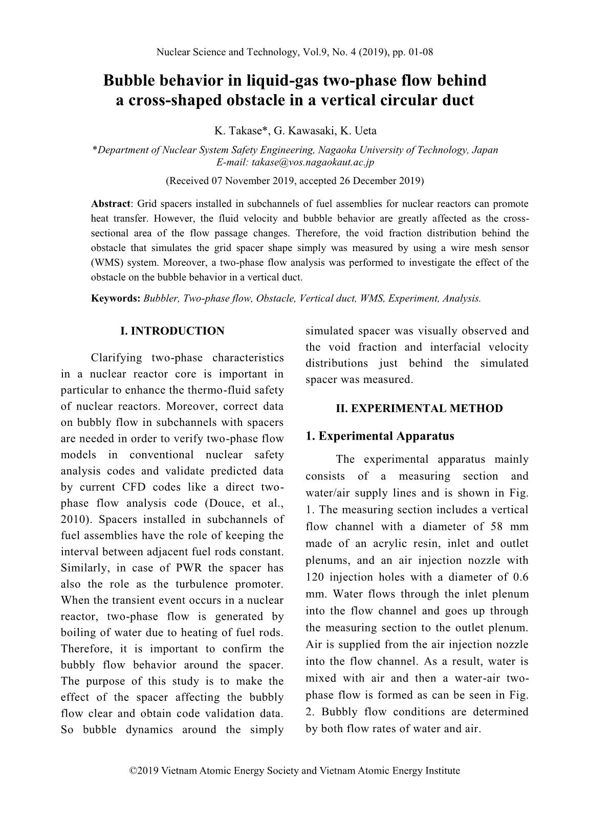 Nuclear Science and Technology - Volume 9, Number 4, December 2019 trang 4