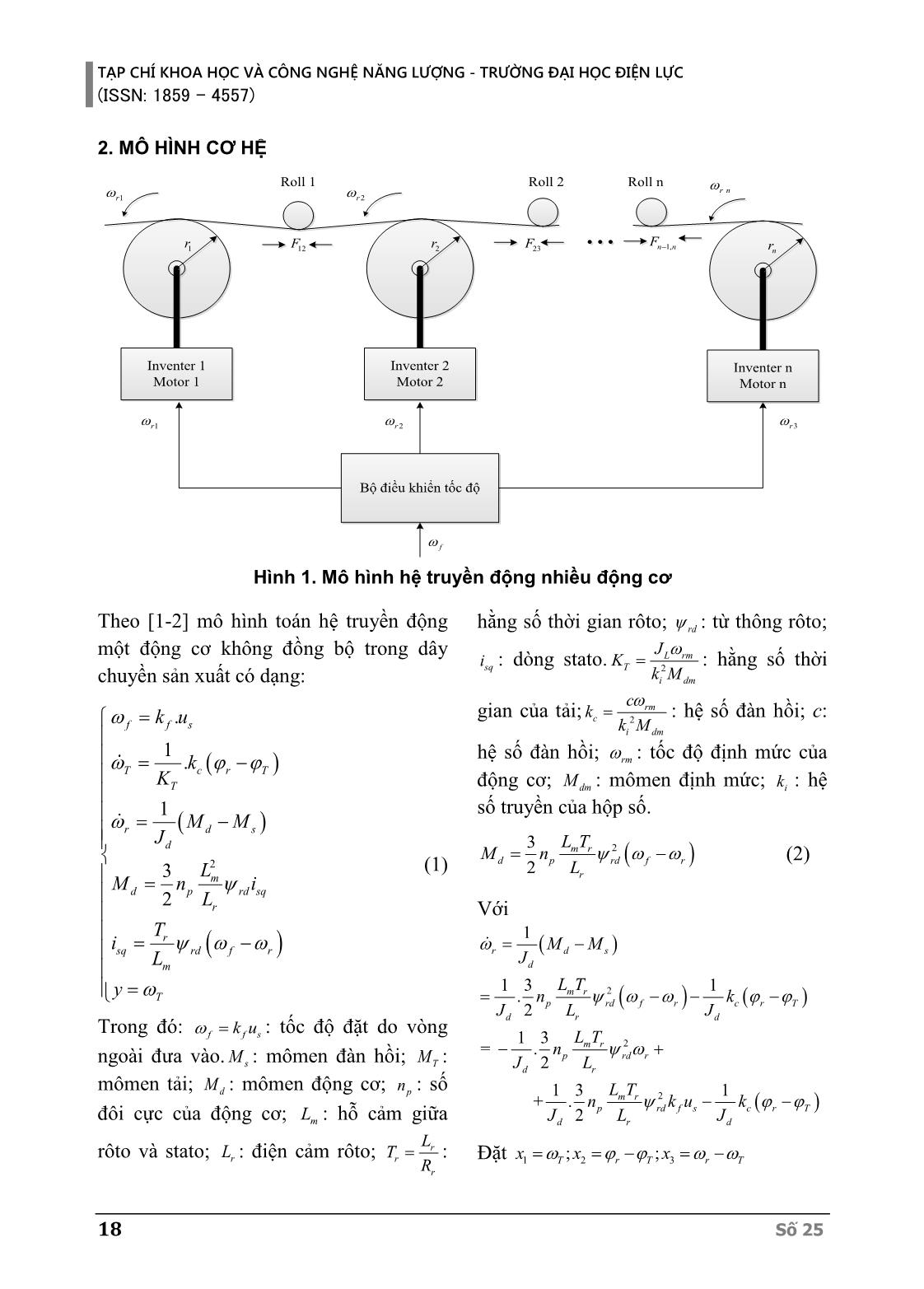 Xây dựng bộ điều khiển tốc độ cho hệ nhiều động cơ bằng phương pháp điều khiển cuốn chiếu trang 2