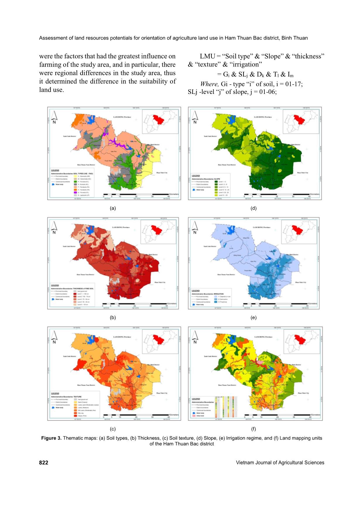 Assessment of Land Resources Potentials for Orientation of Agriculture Land Use in Ham Thuan Bac district, Binh Thuan province trang 6