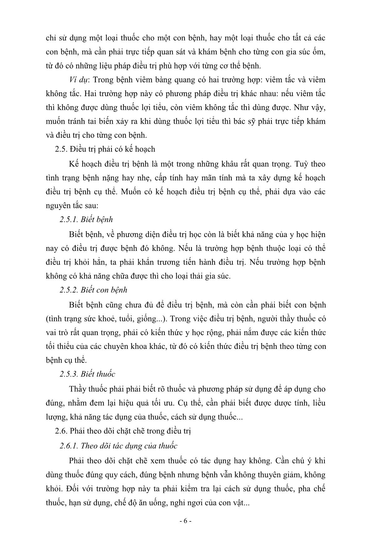 Bài giảng Bệnh nội khoa thú y - Phan Thị Hồng Phúc trang 7