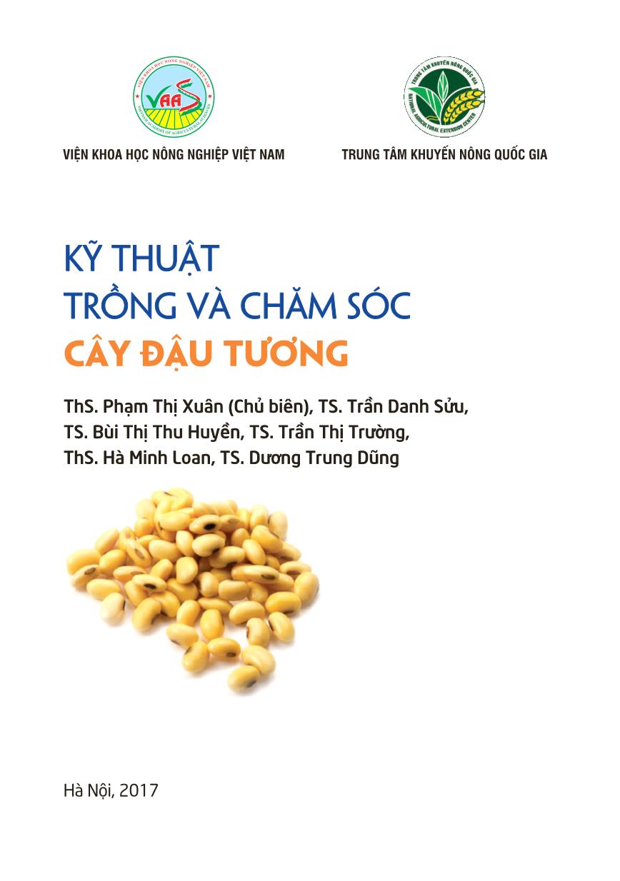 Bài giảng Kỹ thuật trồng và chăm sóc cây đậu tương trang 3