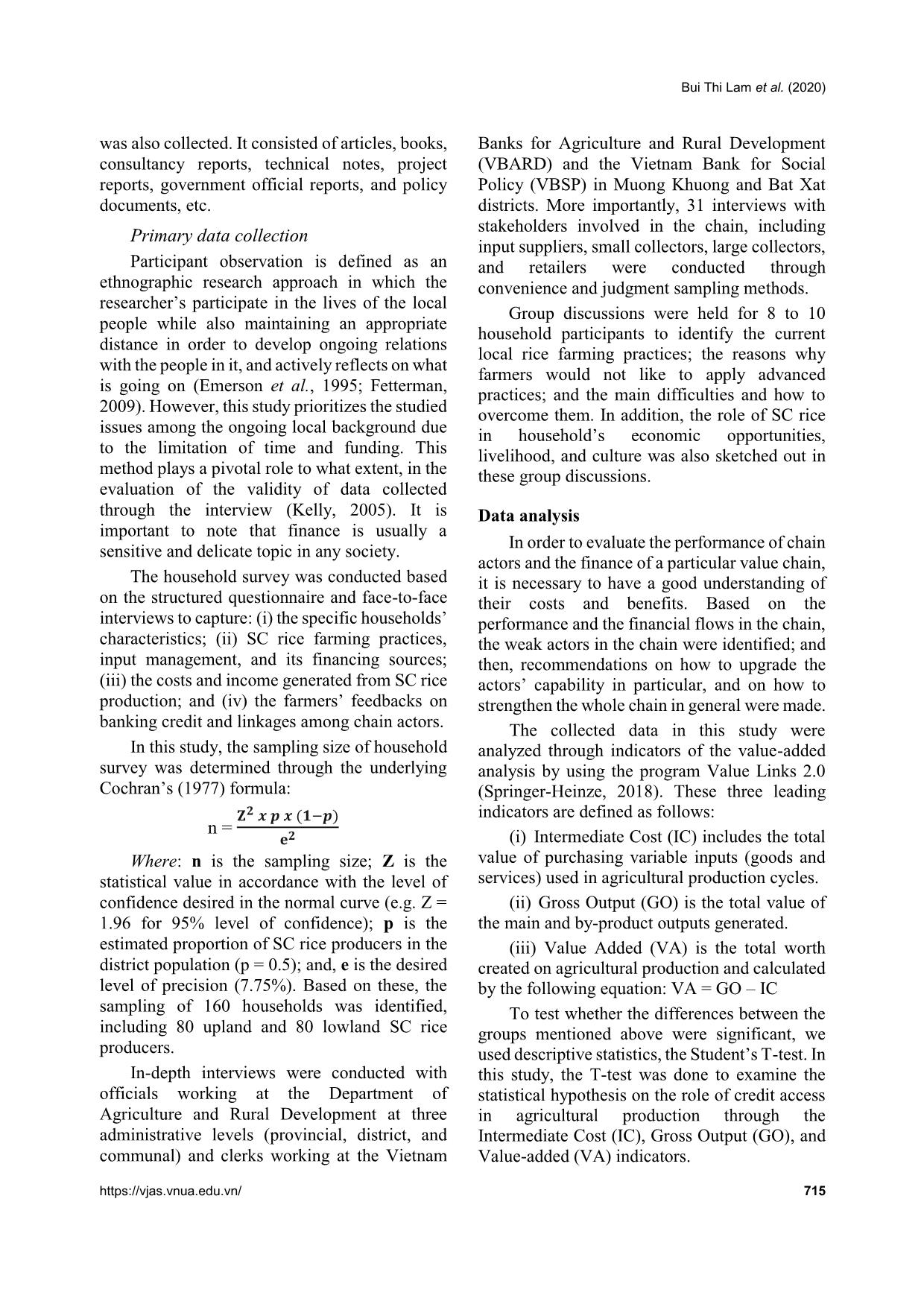 Improving agricultural value chain financing: A case study of Seng Cu rice chain in Lao Cai province, Vietnam trang 4