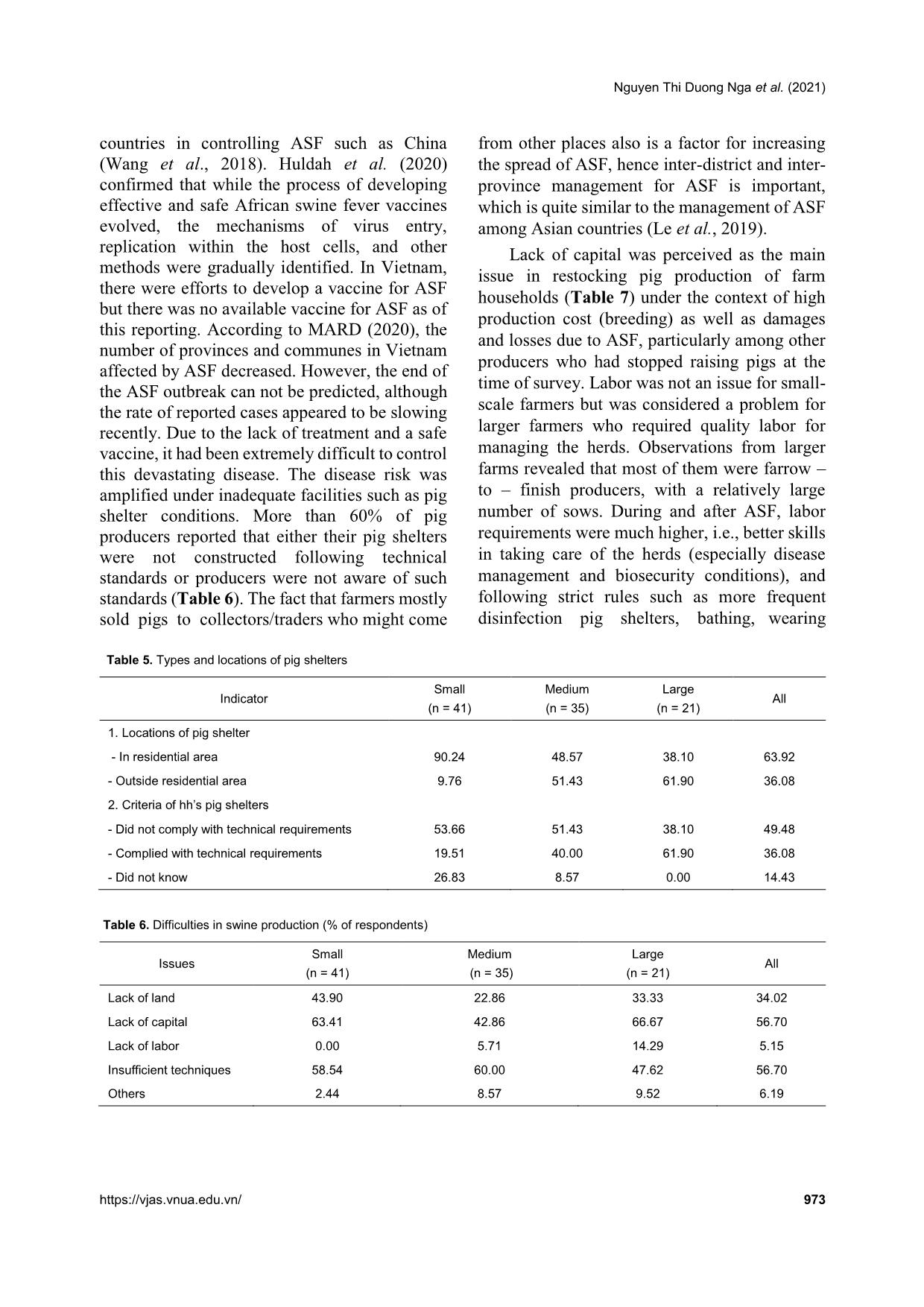 Swine production and challenges in Vietnam after african swine fever: A case study in Peri-Urban Hanoi, Vietnam trang 9