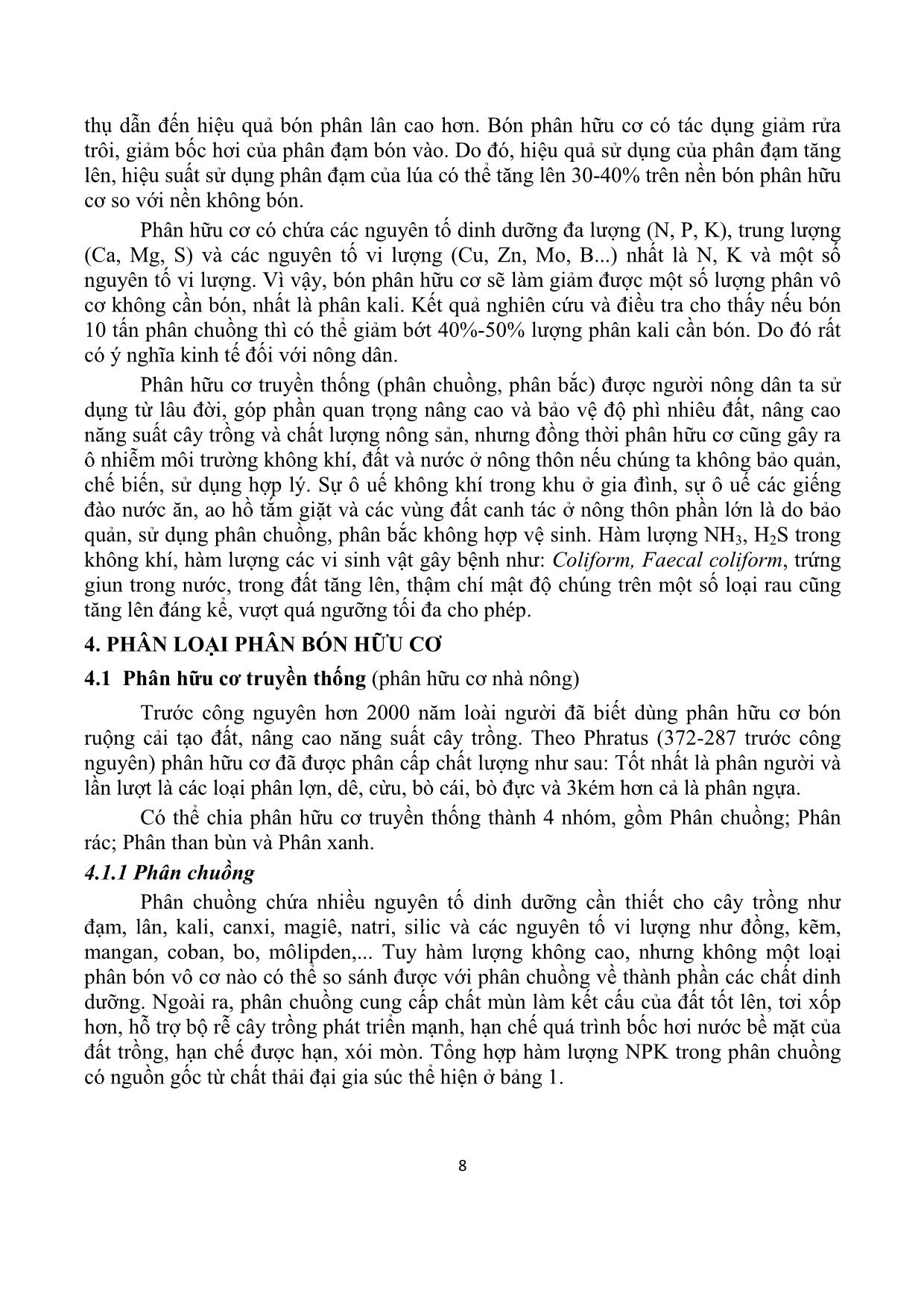 Tài liệu tập huấn Sử dụng hiệu quả phế phụ phẩm trong nông nghiệp (Chăn nuôi, trồng trọt) và sau khí sinh học để sản xuất phân bón hữu cơ theo chuỗi giá trị trang 9