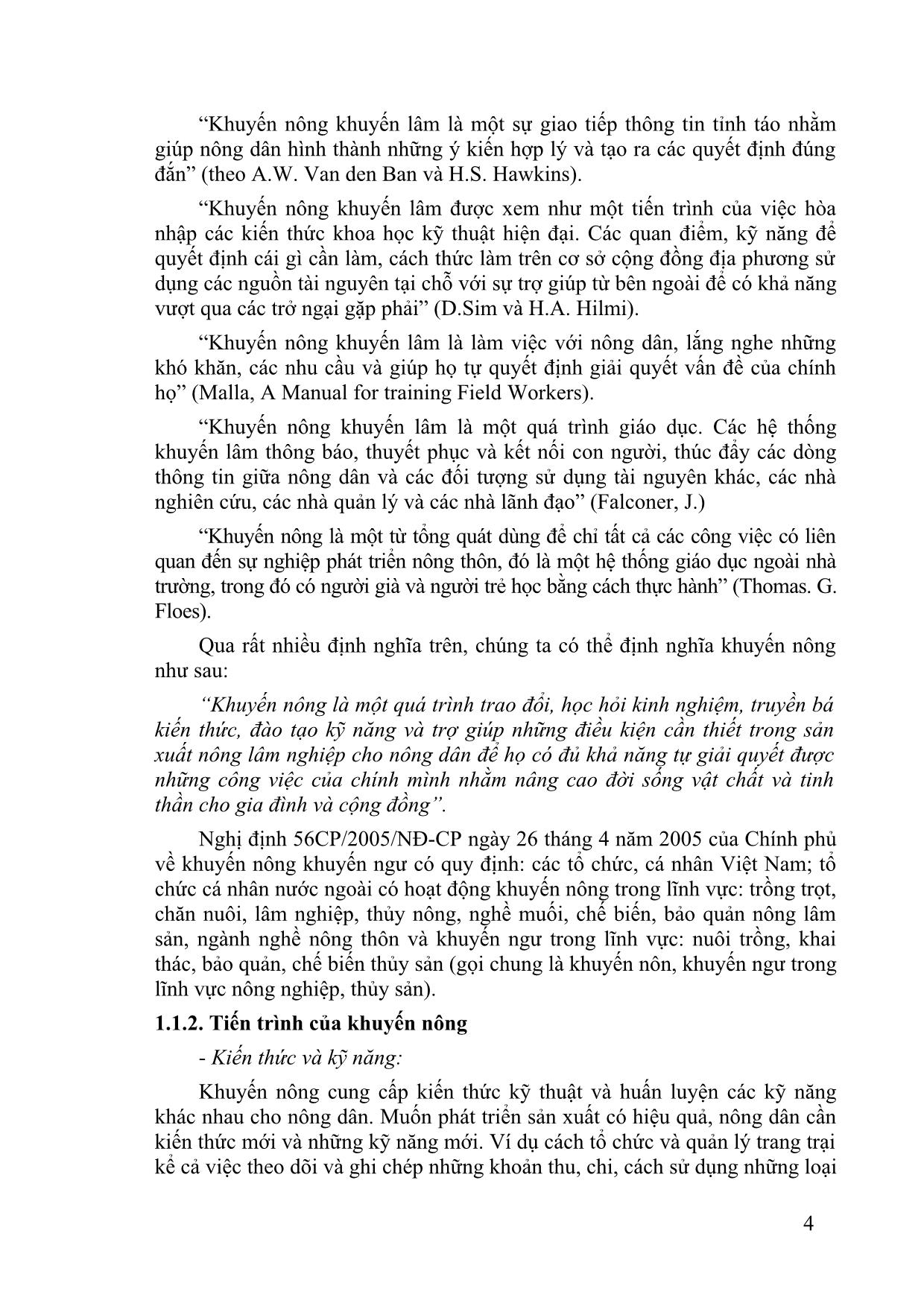 Bài giảng Khuyến nông - Phạm Thạch trang 4