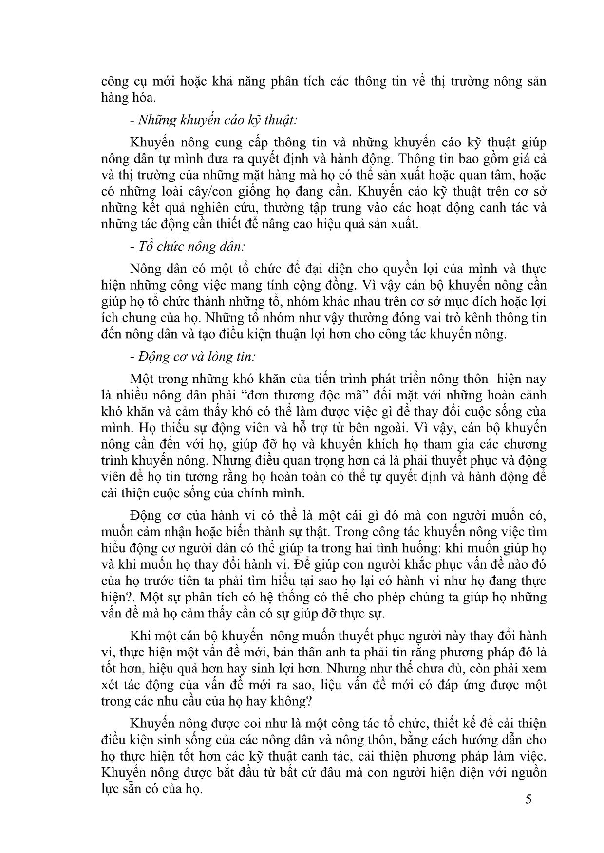 Bài giảng Khuyến nông - Phạm Thạch trang 5