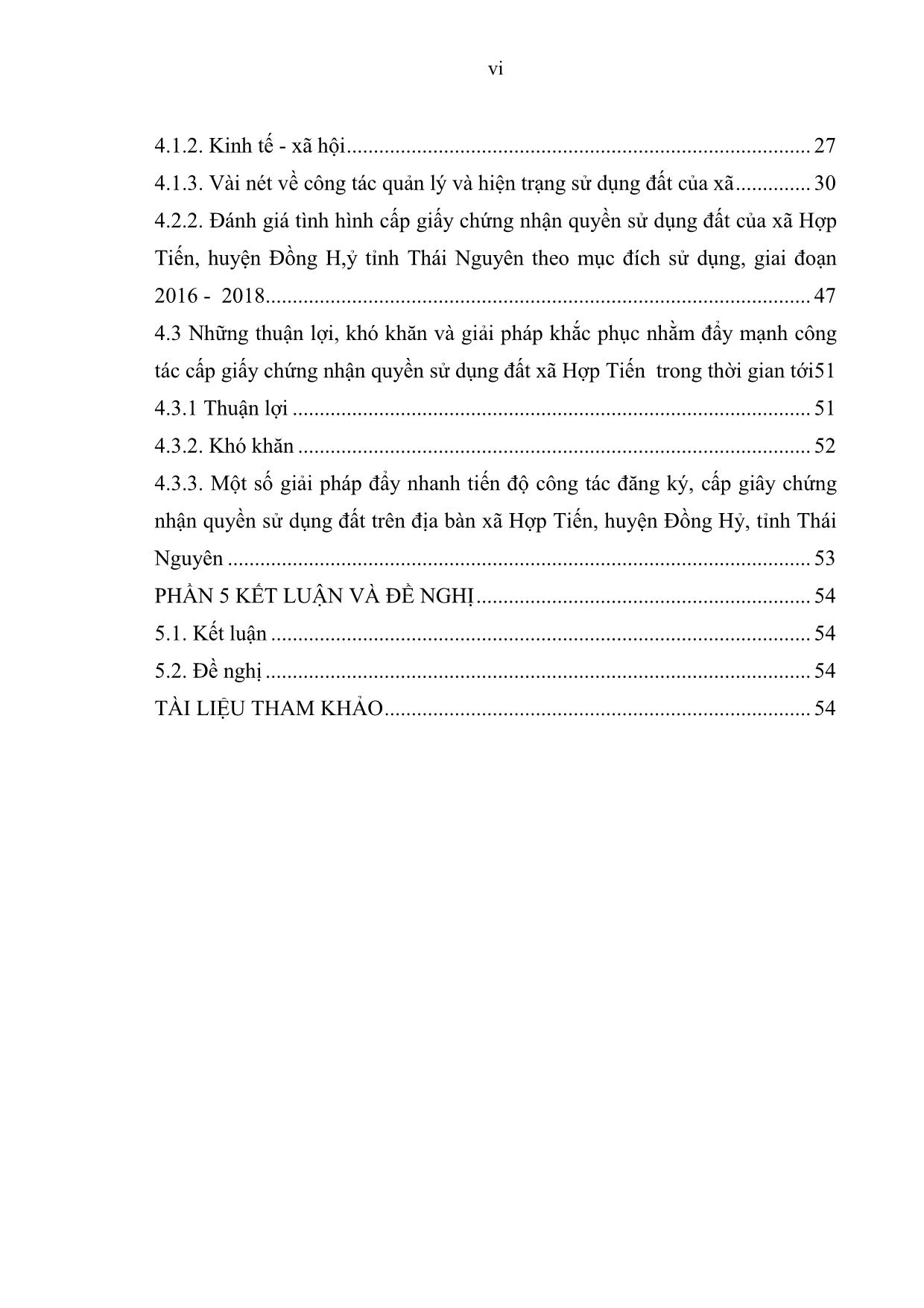 Khóa luận Đánh giá công tác cấp giấy chứng nhận quyền sử dụng đất trên địa bàn xã Hợp Tiến, huyện Đồng Hỷ, tỉnh Thái Nguyên giai đoạn 2016-2018 trang 8