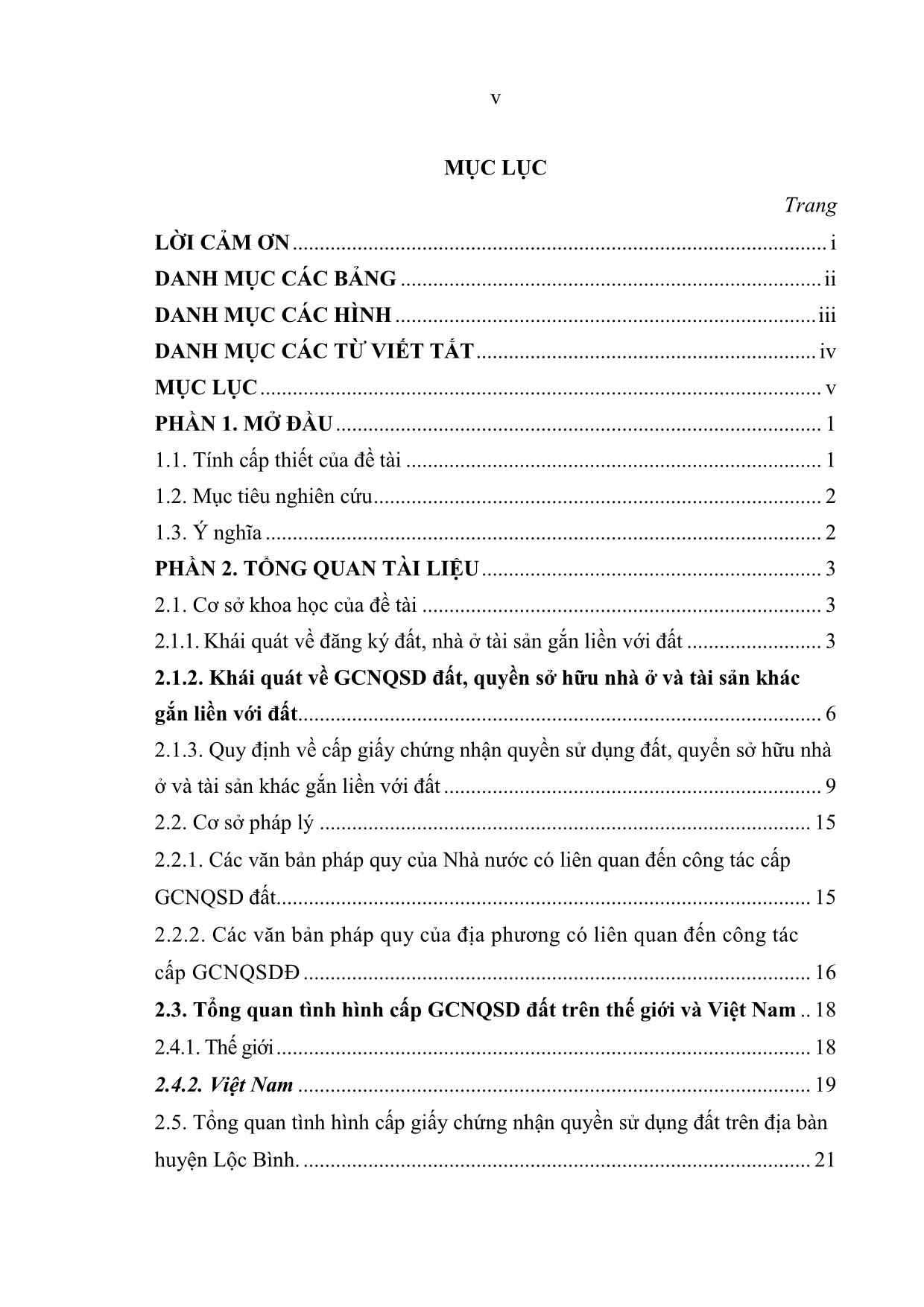 Khóa luận Đánh giá kết quả cấp giấy chứng nhận quyền sử dụng đất trên địa bàn xã Đồng Bục, huyện Lộc Bình, tỉnh Lạng Sơn giai đoạn 2016-2018 trang 7