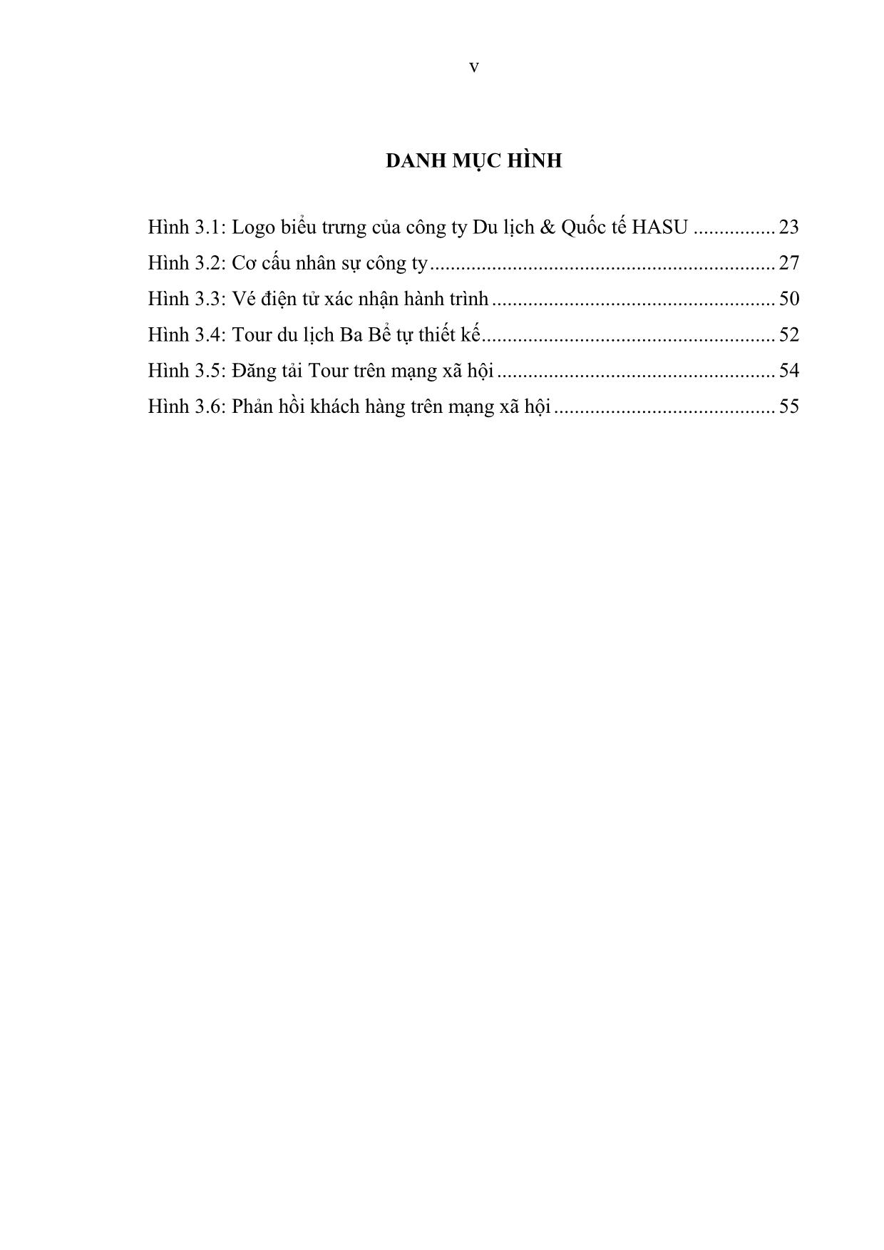 Khóa luận Kết nối khách du lịch với các điểm đến du lịch cộng đồng thông qua các doanh nghiệp lữ hành: trường hợp tại Công ty Sự kiện và Du lịch Quốc tế HASU, tỉnh Thái Nguyên trang 6