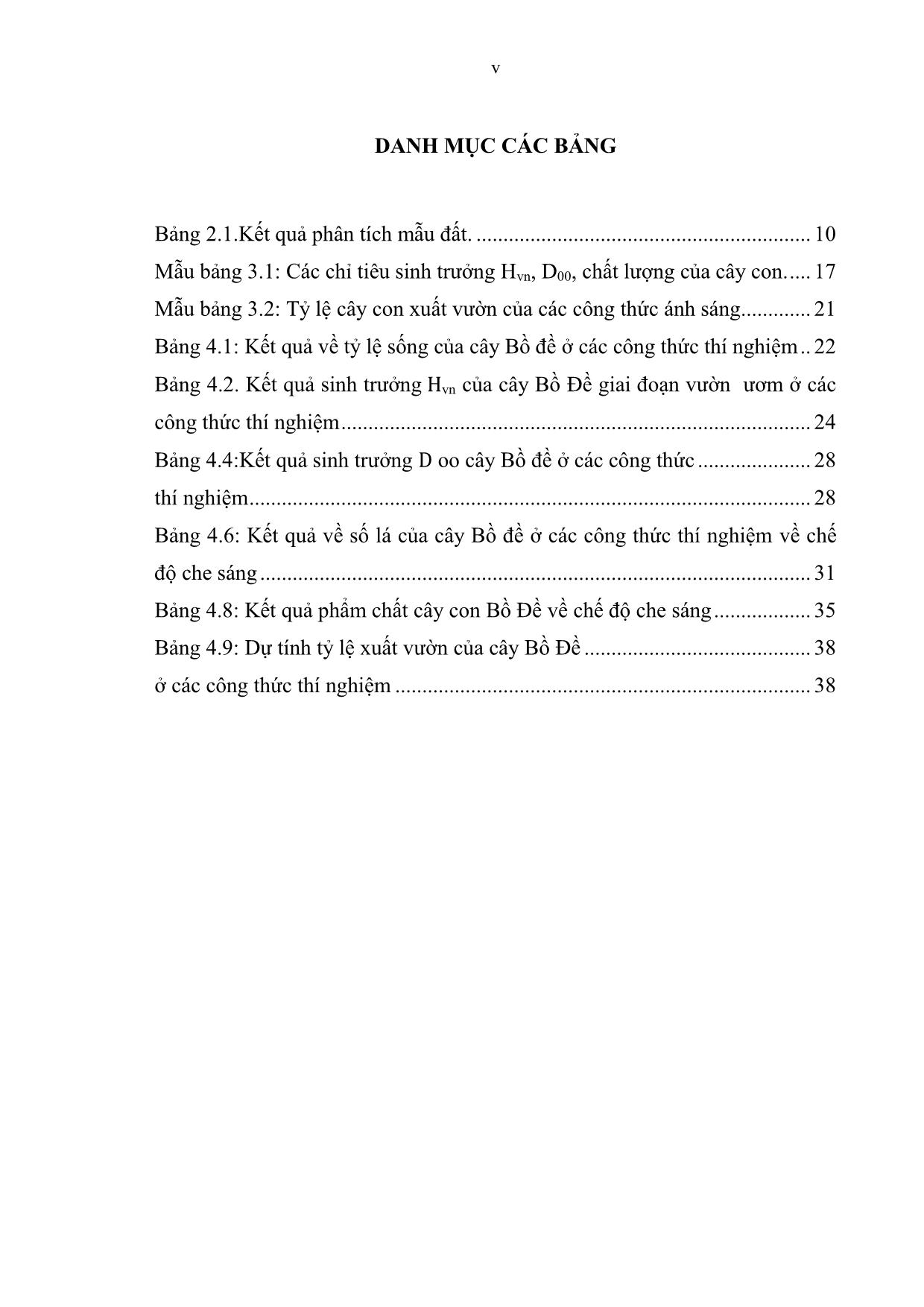 Khóa luận Nghiên cứu ảnh hưởng của chế độ che sáng đến sinh trưởng của cây Bồ Đề (Styrax tonkinensis Pierre) giai đoạn vườn ươm tại Đại học Nông Lâm Thái Nguyên trang 7