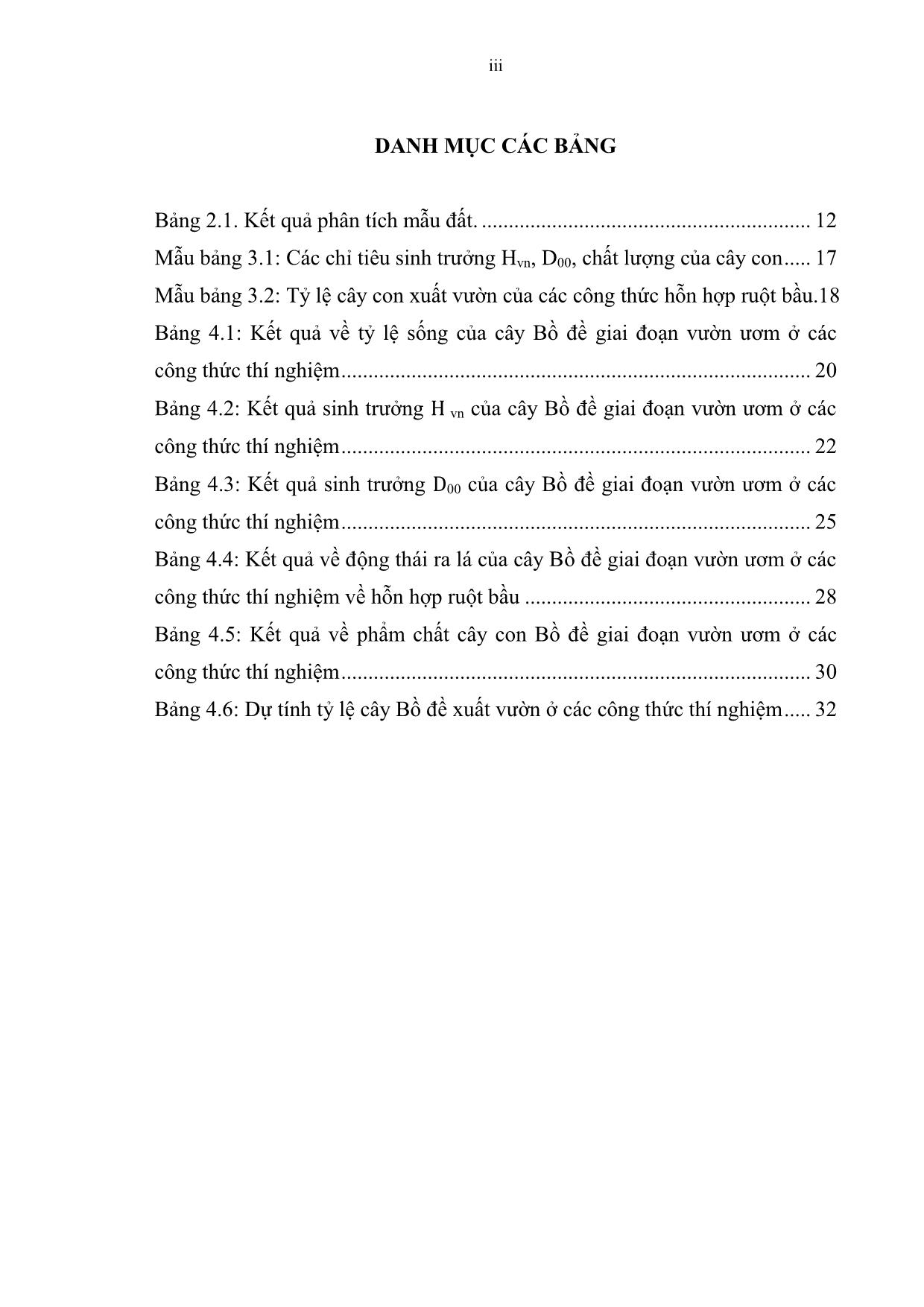 Khóa luận Nghiên cứu ảnh hưởng của hỗn hợp ruột bầu đến sinh trưởng của cây Bồ đề (Styrax tonkinensis Pierre) tại vườn ươm trường Đại học Nông Lâm Thái Nguyên trang 5