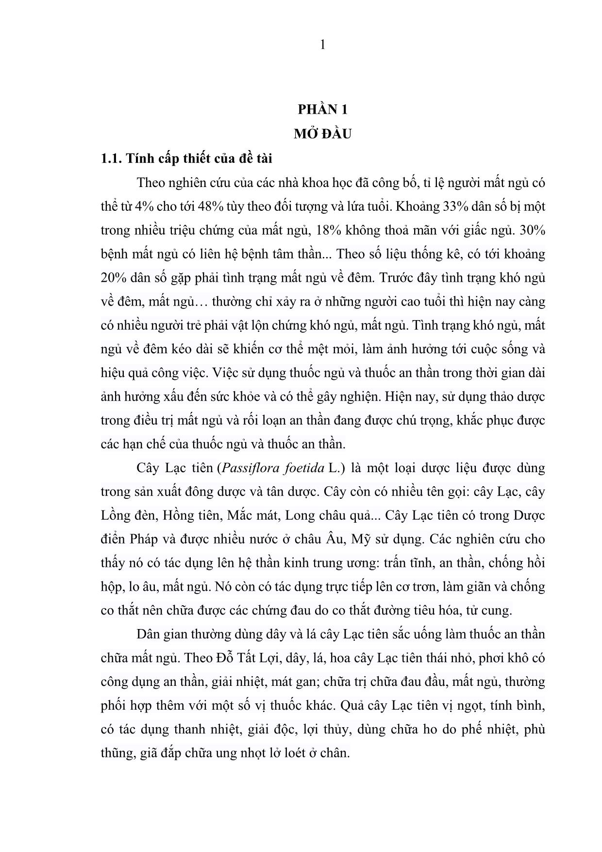 Khóa luận Nghiên cứu ảnh hưởng của thời vụ trồng đến quá trình sinh trưởng phát triển cây Lạc tiên (Passiflora foetida L.) tại Thái Nguyên trang 10