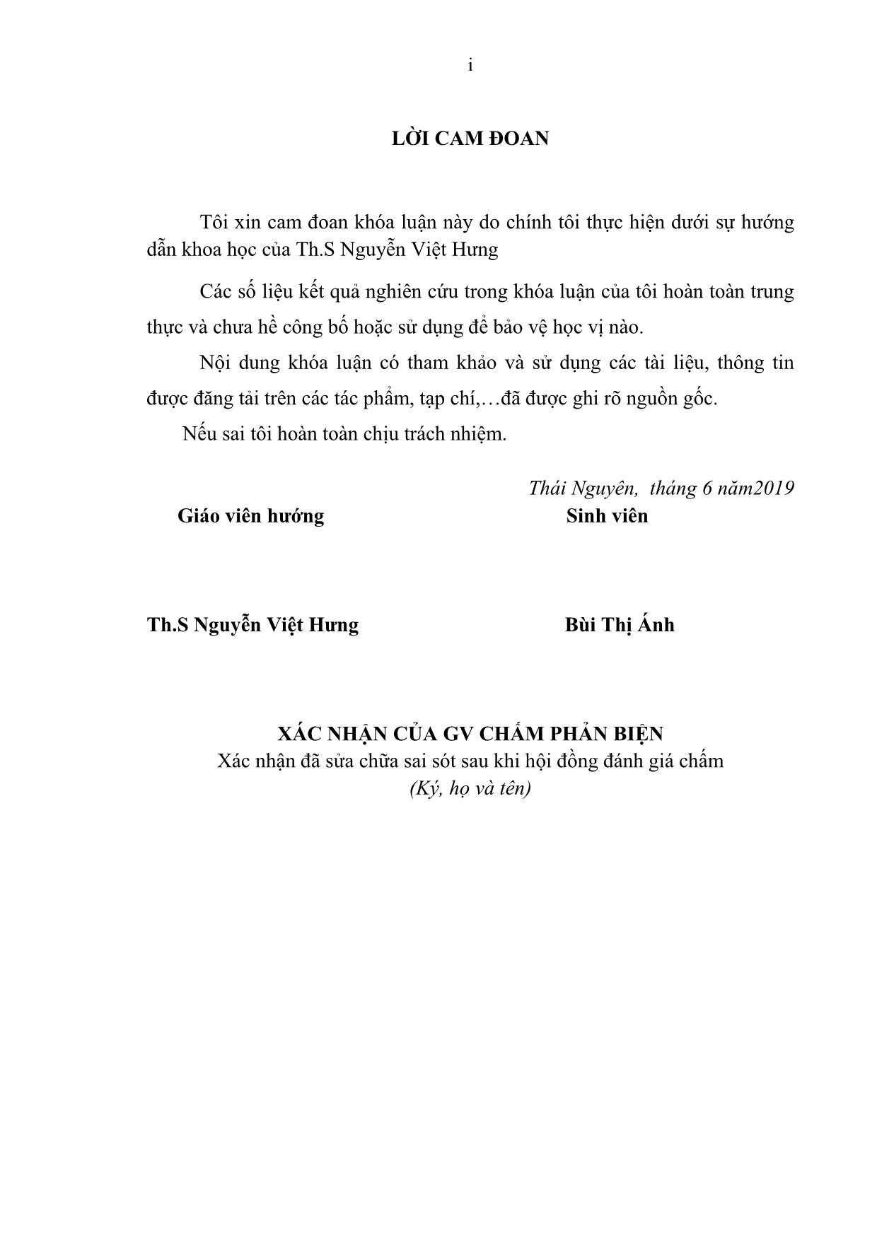 Khóa luận Nghiên cứu ảnh hưởng của vị trí trên cây đến cấu tạo và tính chất vật lý của Vầu ở cấp tuổi 5 (Bambusa Nutans) tại huyện Chợ Mới tỉnh Bắc Kạn trang 3