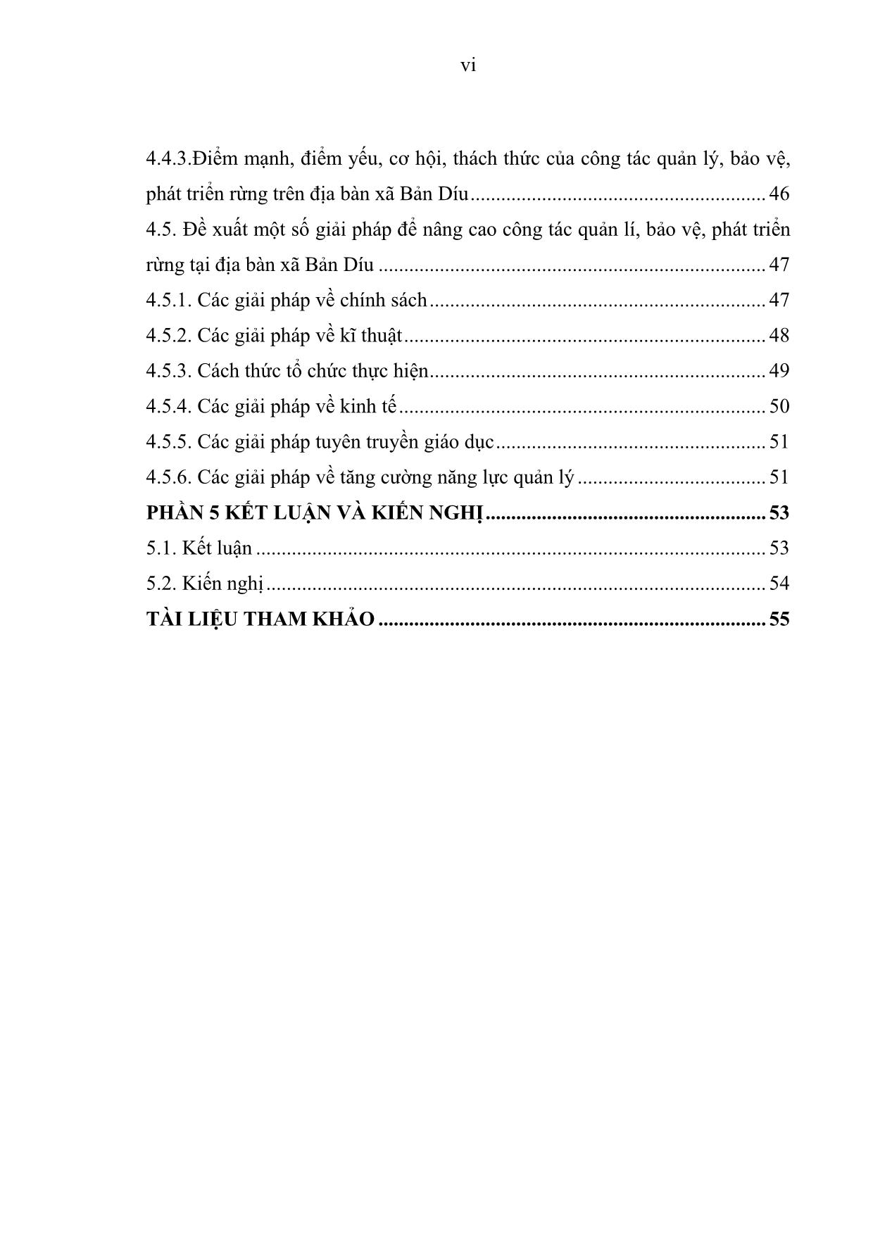 Khóa luận Nghiên cứu giải pháp nâng cao công tác bảo vệ, phát triển rừng tại xã Bản Díu, huyện Xín Mần, tỉnh Hà Giang trang 8