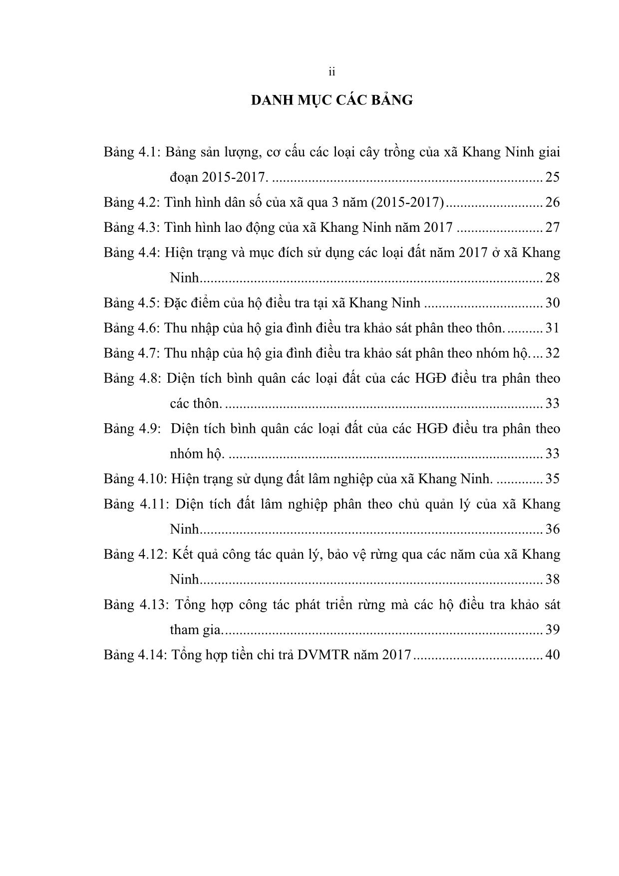 Khóa luận Nghiên cứu giải pháp nâng cao hiệu quả công tác bảo vệ phát triển rừng tại xã Khang Ninh, huyện Ba Bể, tỉnh Bắc Kạn trang 4