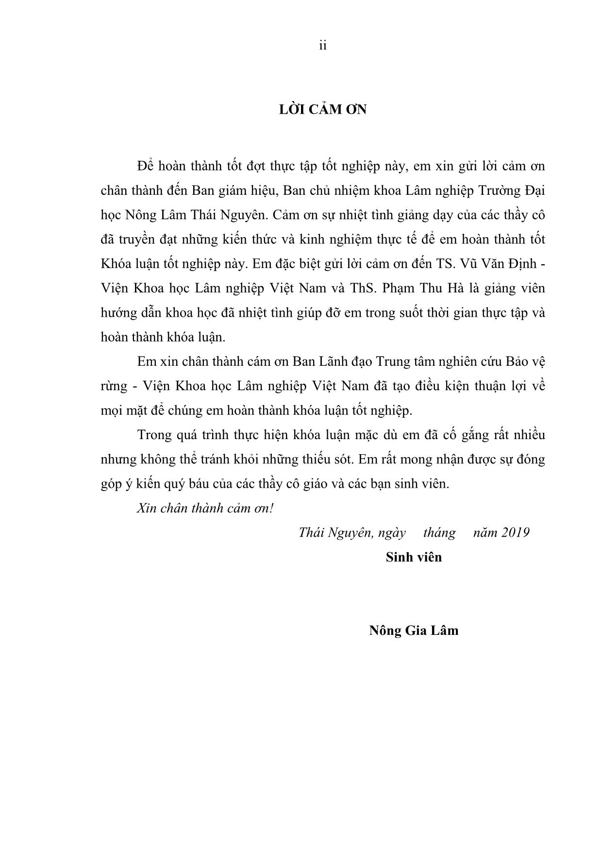 Khóa luận Nghiên cứu hưởng của một số nhân tố sinh thái đến sinh trưởng của các chủng vi sinh vật sinh màng nhầy được phân lập từ các mẫu đất dưới tán rừng thông nhựa (Pinus merkusii Jungh et de Vries) ở Hoành Bồ, Quảng Ninh trang 4