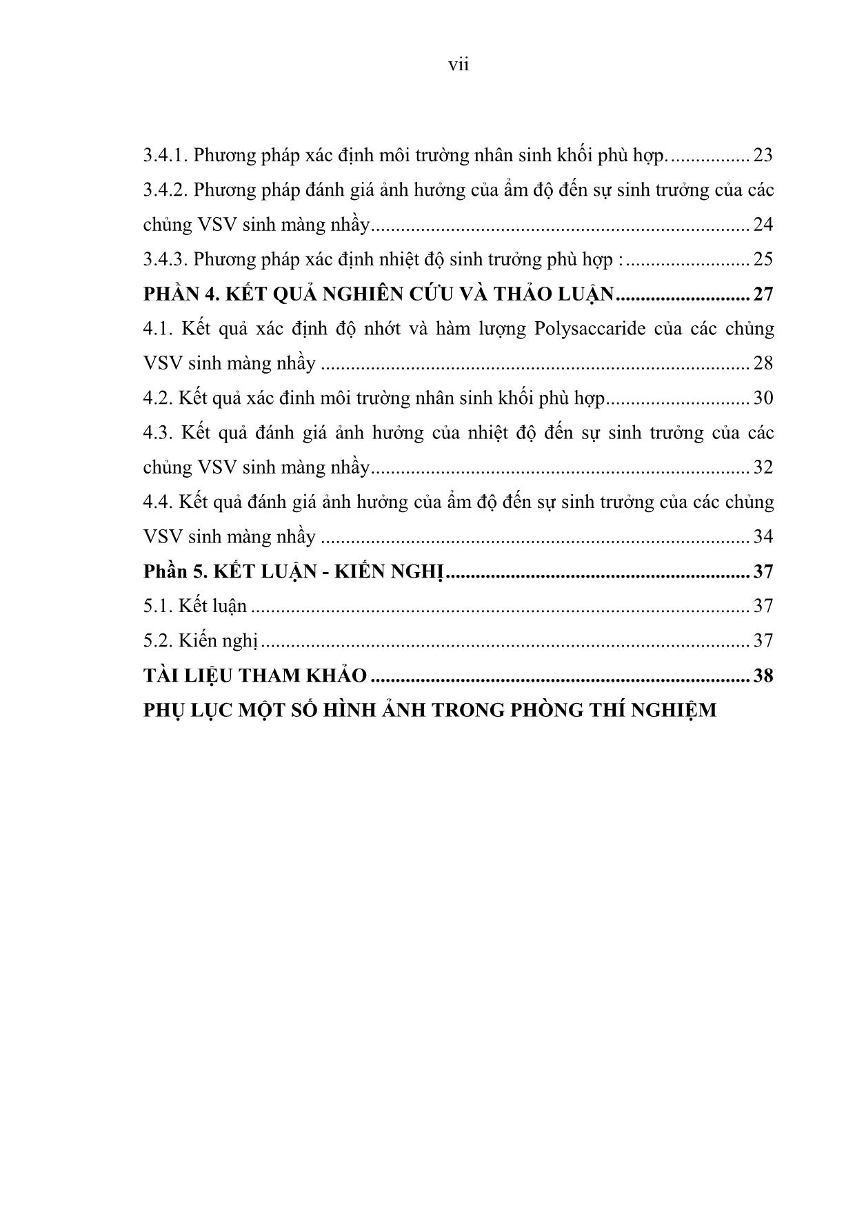 Khóa luận Nghiên cứu hưởng của một số nhân tố sinh thái đến sinh trưởng của các chủng vi sinh vật sinh màng nhầy được phân lập từ các mẫu đất dưới tán rừng thông nhựa (Pinus merkusii Jungh et de Vries) ở Hoành Bồ, Quảng Ninh trang 9