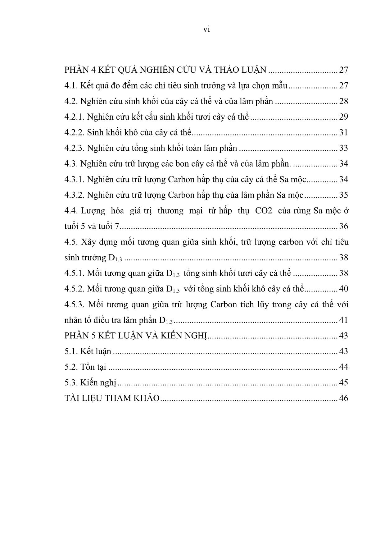 Khóa luận Nghiên cứu khả năng hấp thụ carbon của rừng trồng sa mộc (Cunnighamia lanceolata Hook ) ở các tuổi 5,7 tại huyện Mường Khương, tỉnh Lào Cai trang 8