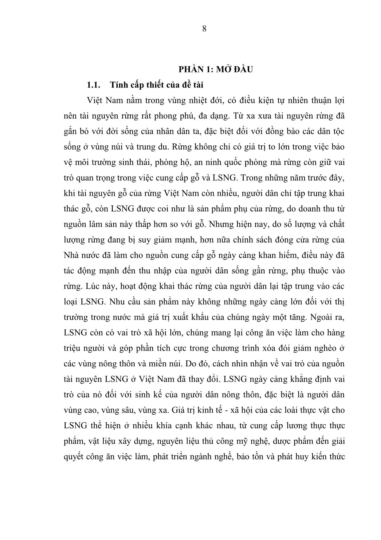 Khóa luận Nghiên cứu một số biện pháp kỹ thuật chăm sóc cây hom trà hoa vàng giai đoạn vườn ươm tại trường Đại học Nông Lâm Thái Nguyên trang 9