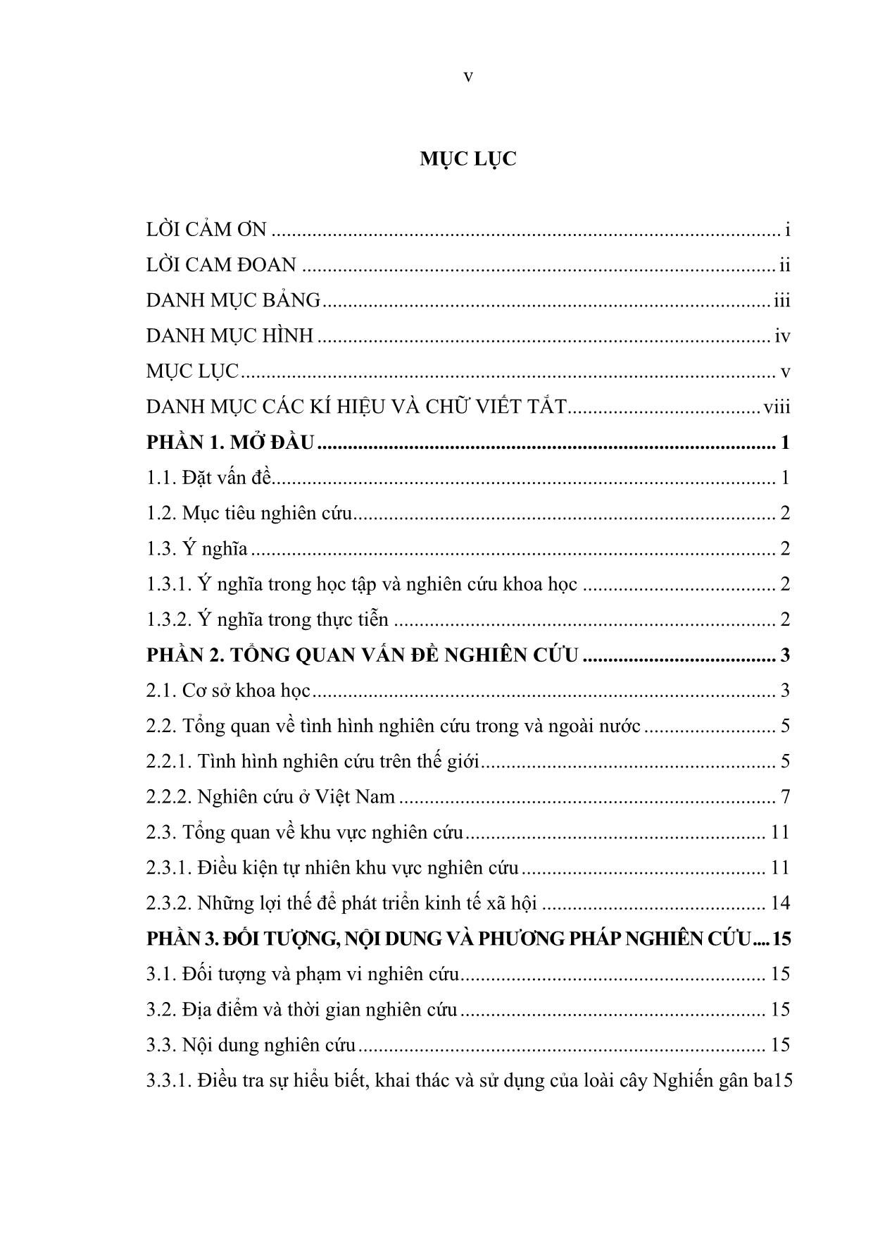 Khóa luận Nghiên cứu một số đặc điểm lâm học loài cây Nghiến gân ba (Excentrodendron tonkinensis) nhằm góp phần bảo tồn và phát triển nguồn gen cây rừng quý, hiếm tại xã Vũ Chấn, huyện Võ Nhai, tỉnh Thái Nguyên trang 7