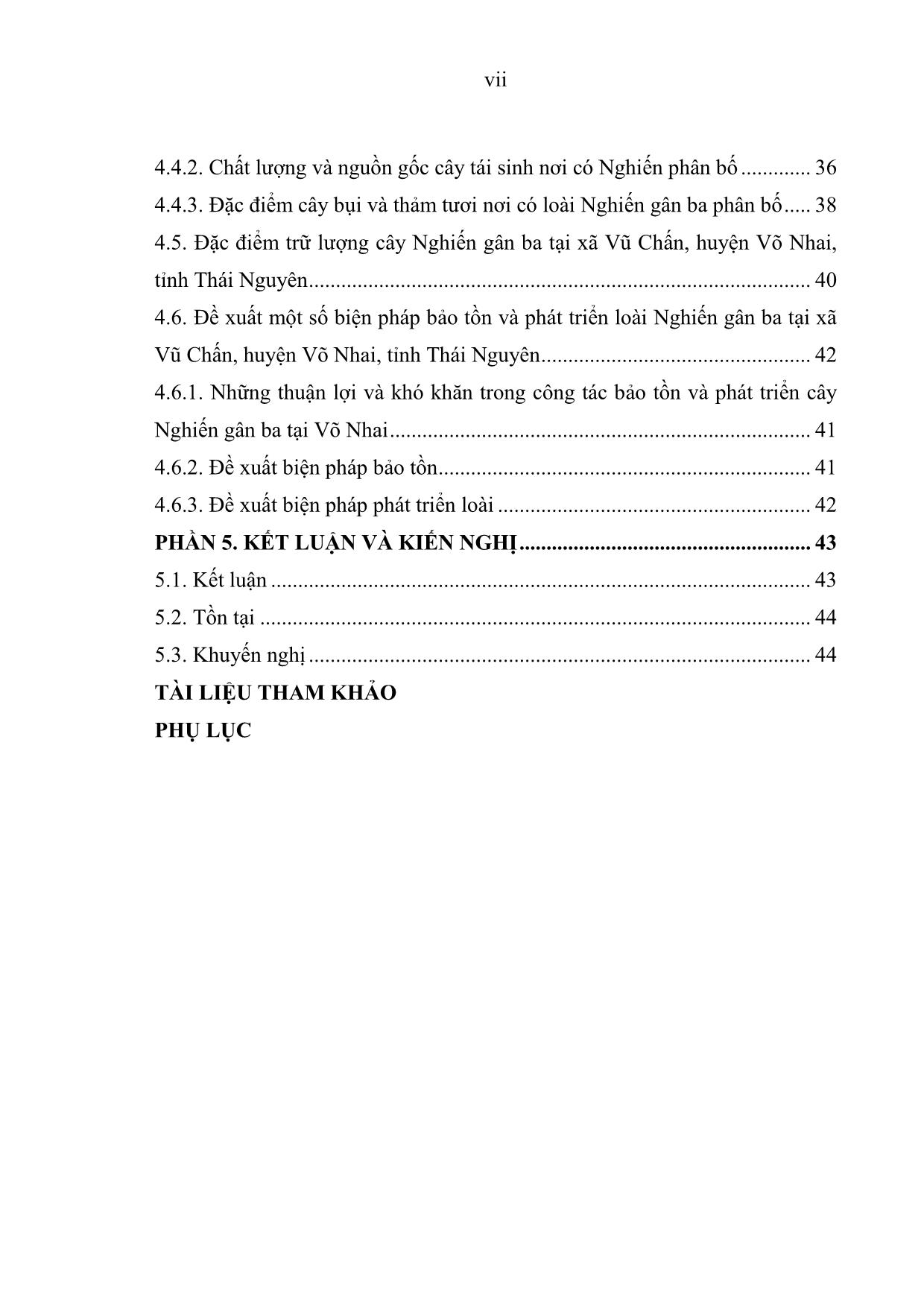 Khóa luận Nghiên cứu một số đặc điểm lâm học loài cây Nghiến gân ba (Excentrodendron tonkinensis) nhằm góp phần bảo tồn và phát triển nguồn gen cây rừng quý, hiếm tại xã Vũ Chấn, huyện Võ Nhai, tỉnh Thái Nguyên trang 9