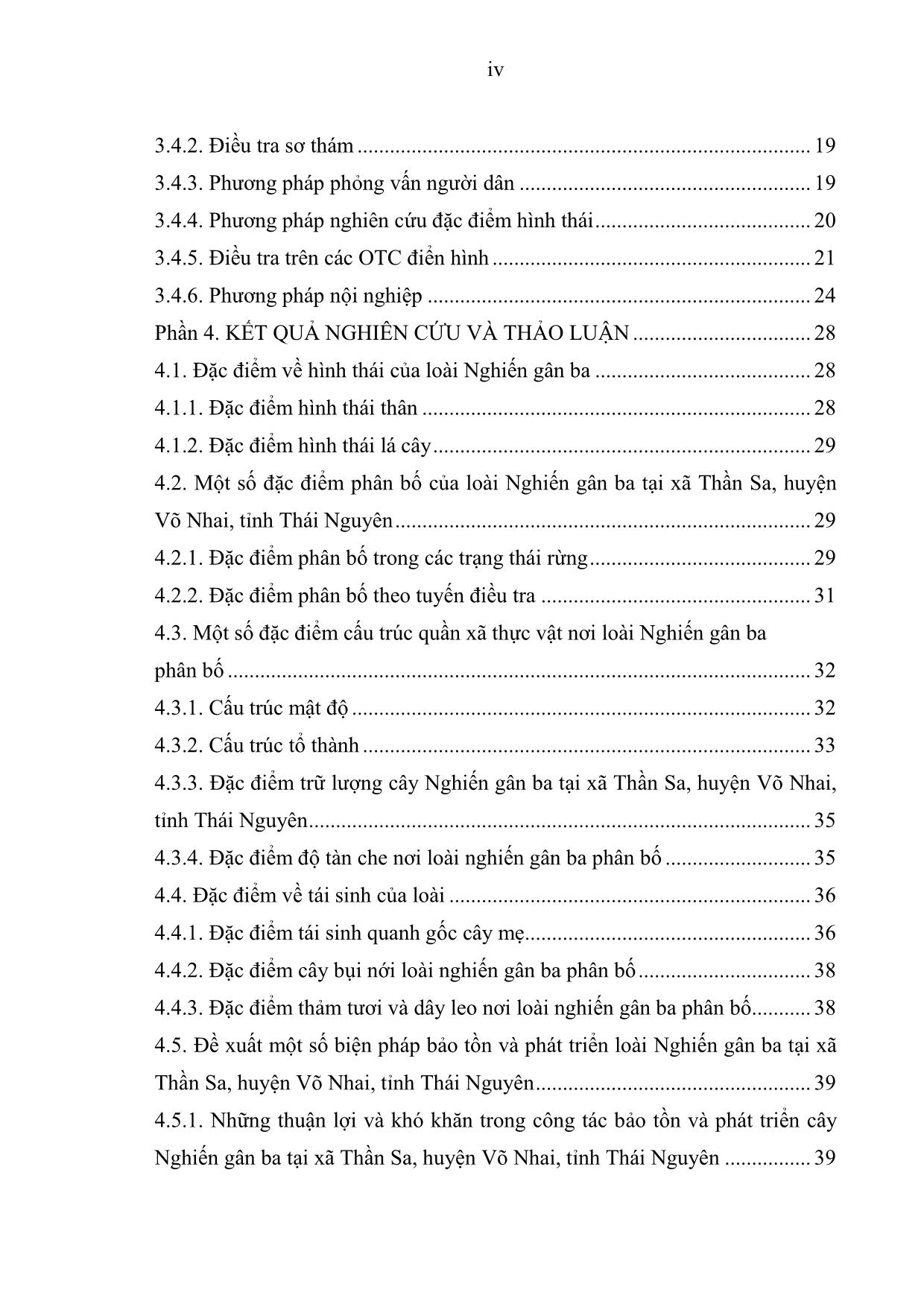 Khóa luận Nghiên cứu một số đặc điểm lâm học loài cây Nghiến gân ba (Excentrodendron tonkinensis) tại xã Thần Sa, huyện Võ Nhai, tỉnh Thái Nguyên trang 6