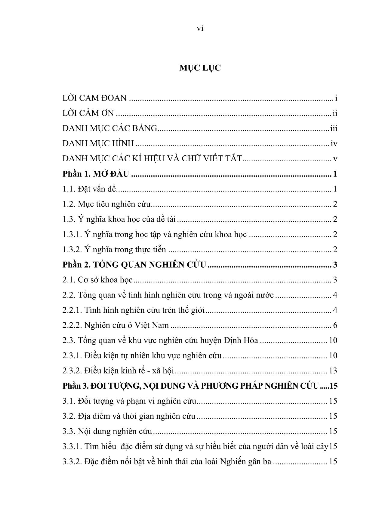 Khóa luận Nghiên cứu một số đặc điểm lâm học cây Nghiến gân ba (Excentrodendron tonkinensis) tại huyện Định Hóa, tỉnh Thái Nguyên trang 8