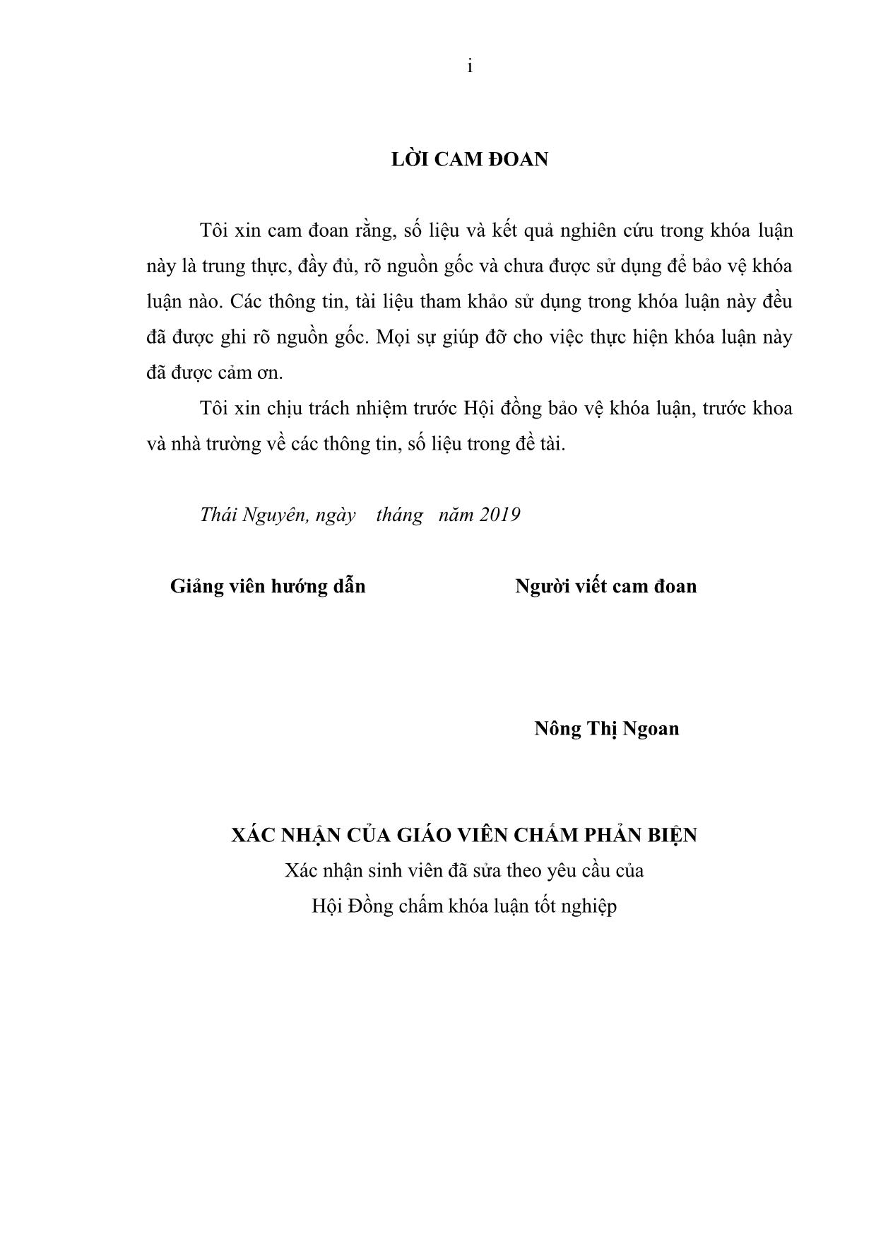 Khóa luận Nghiên cứu một số đặc điểm sinh học và tri thức địa phương về cây Trà hoa vàng (Camellia ssp) tại xã Mỹ Phương, huyện Ba Bể, tỉnh Bắc Kạn trang 3