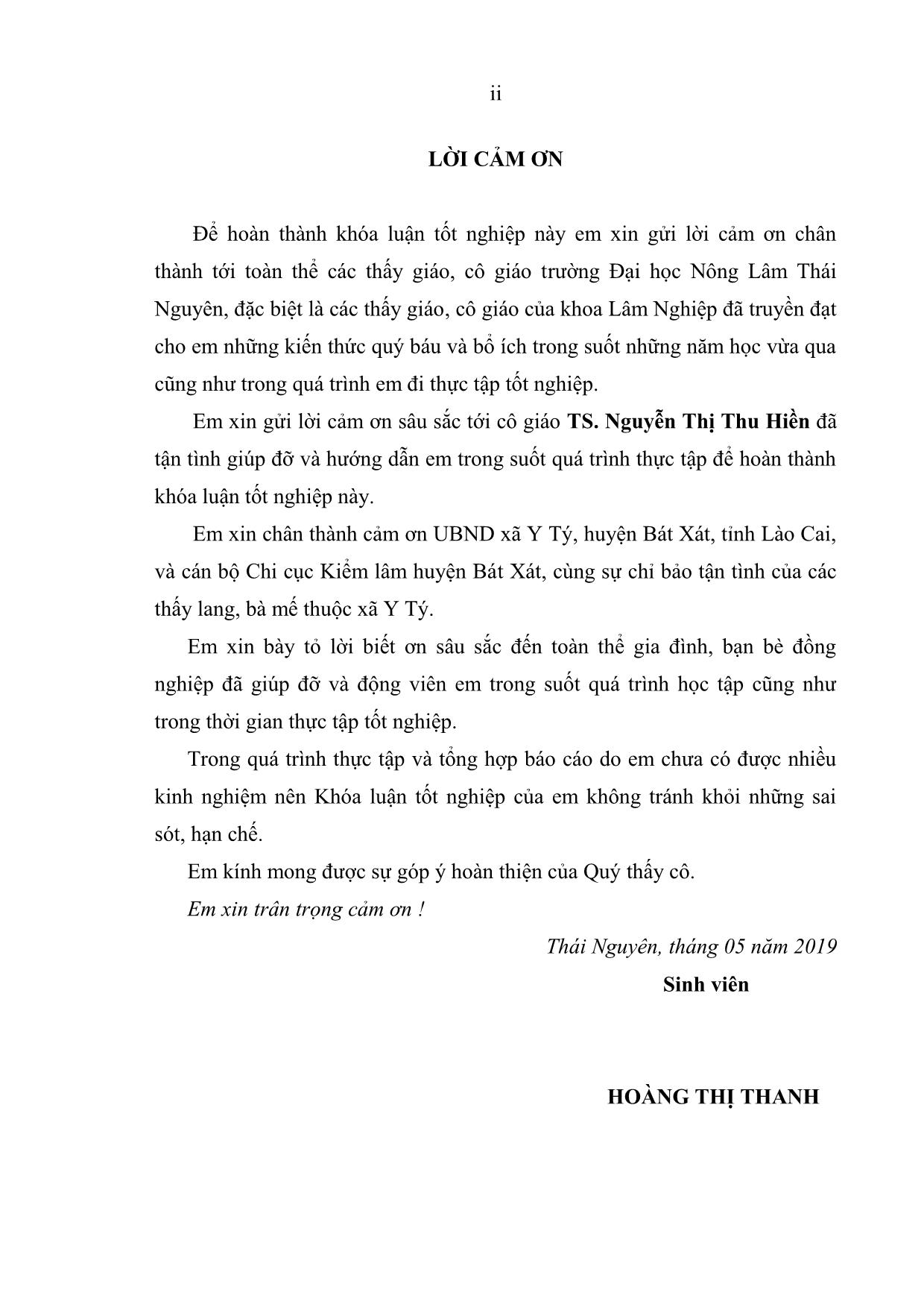 Khóa luận Nghiên cứu tri thức bản địa sử dụng cây thuốc tại xã Y Tý, huyện Bát Xát, tỉnh Lào Cai trang 4