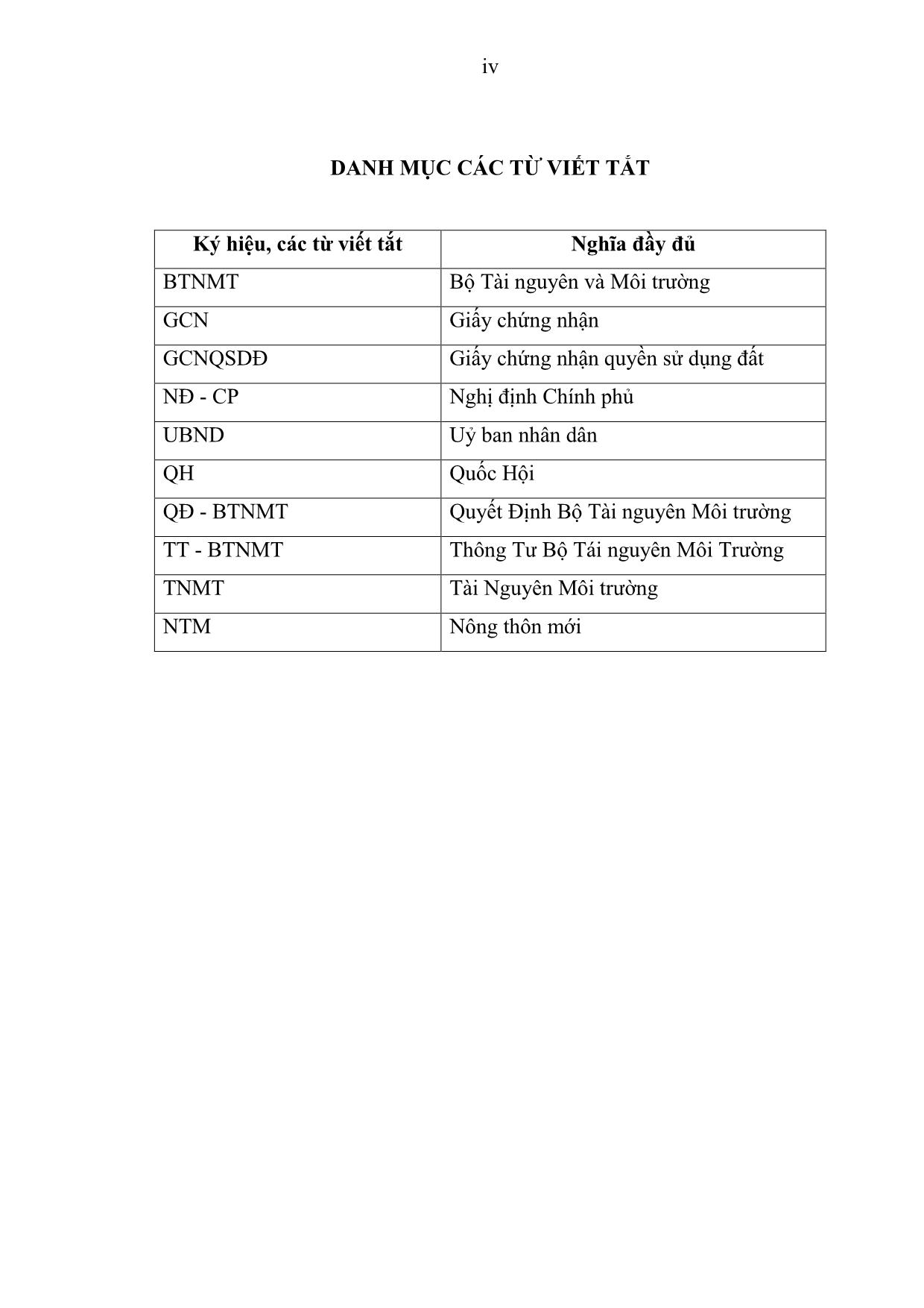 Khóa luận Thực hiện cấp đổi giấy chứng nhận quyền sử dụng đất tại xã Yên Bài, huyện Ba Vì, thành phố Hà Nội năm 2018 trang 6