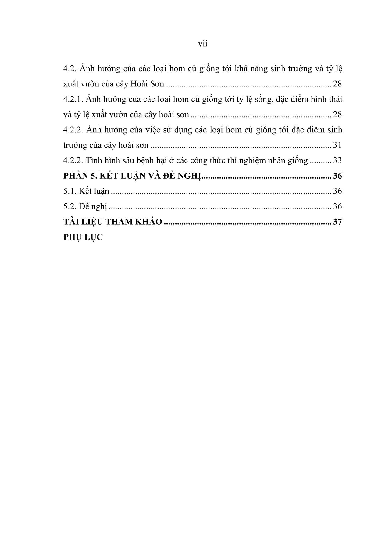 Khóa luận Nghiên cứu tình hình sản xuất và biện pháp kỹ thuật nhân giống cây Hoài Sơn tại huyện Bảo Thắng tỉnh Lào Cai trang 9