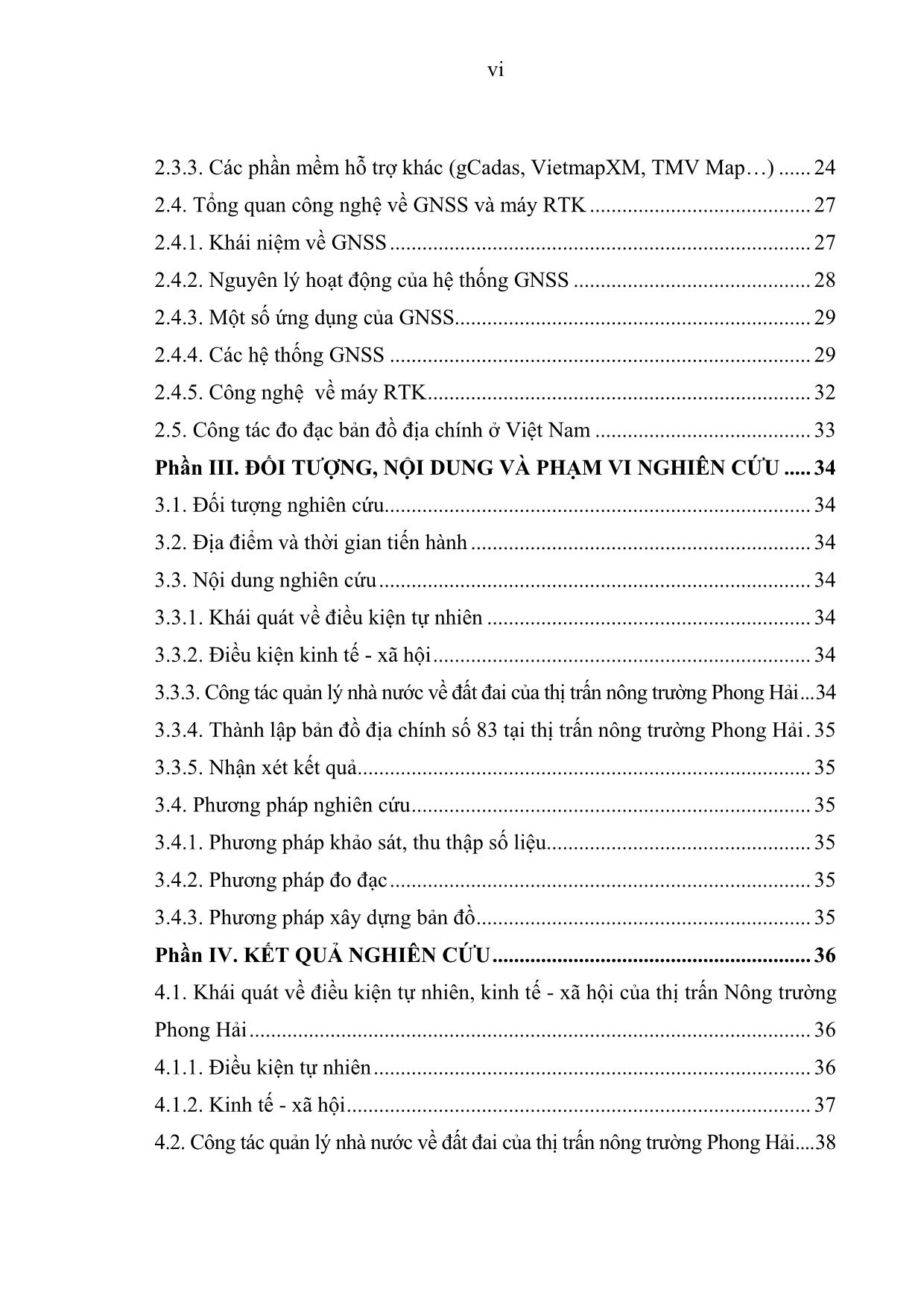 Khóa luận Ứng dụng máy RTK trong thành lập bản đồ địa chính tờ số 83 tỷ lệ 1:1000 thị trấn Nông Trường Phong Hải - Huyện Bảo Thắng - Tỉnh Lào Cai trang 8