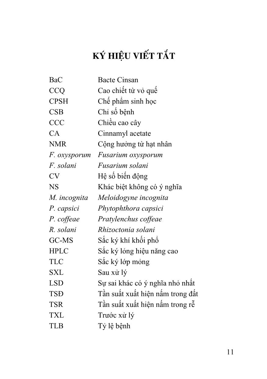 Tài liệu Công nghệ tách chiết cinnamyl acetate từ vỏ cây quế và sản xuất chế phẩm sinh học làm thuốc bảo vệ thực vật trang 9