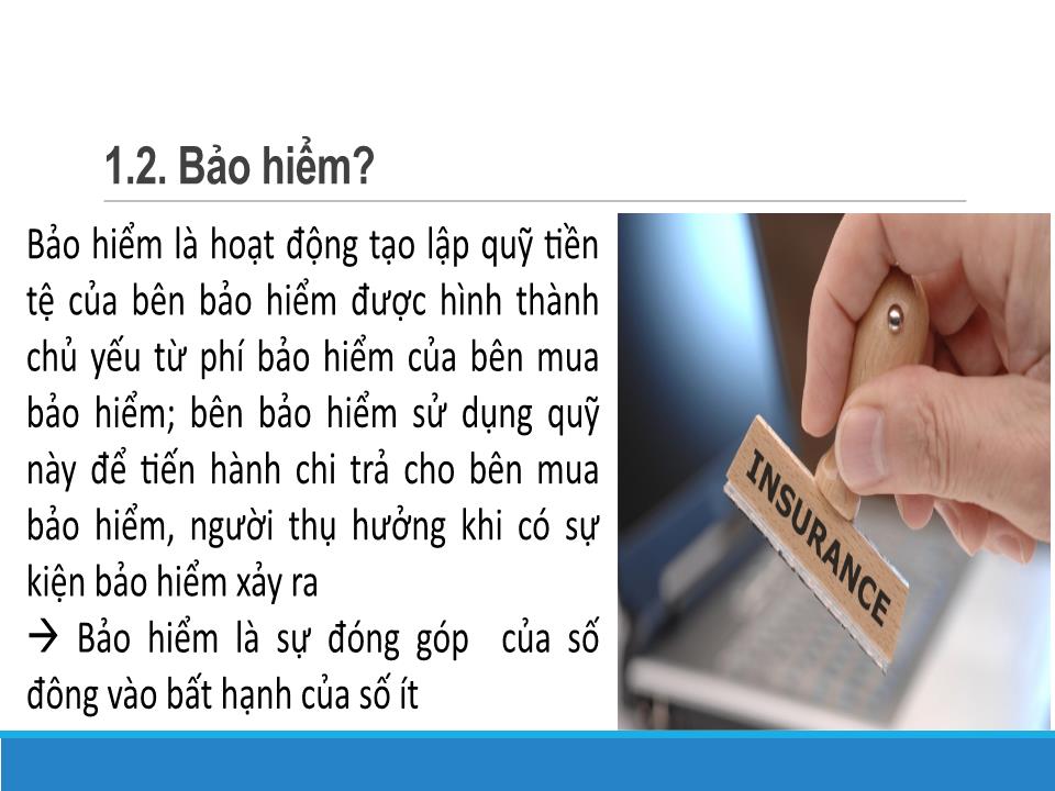 Bài giảng Luật kinh doanh bảo hiểm - Nguyễn Thị Bích Phượng trang 9