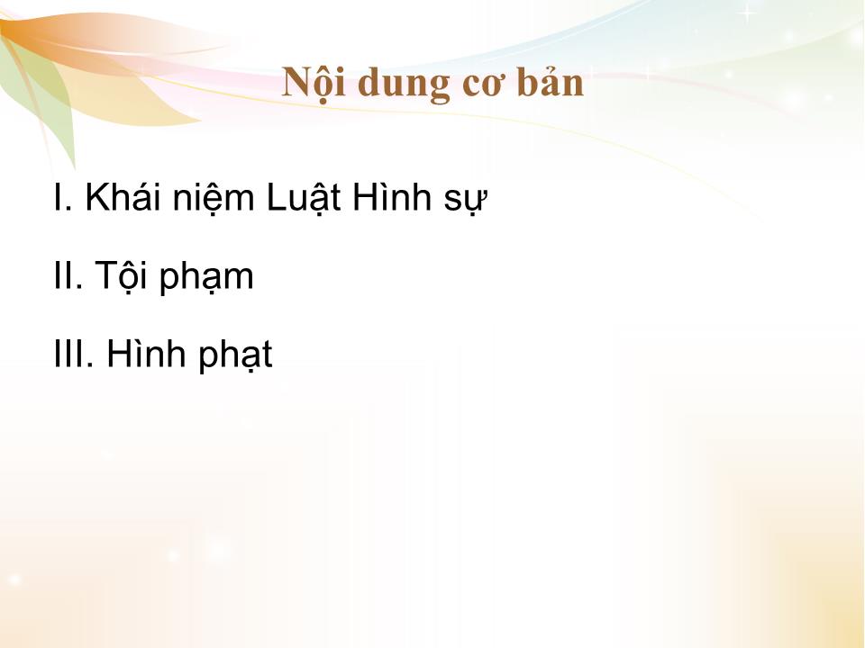 Bài giảng Nhà nước và pháp luật đại cương - Chương 4: Những vấn đề cơ bản về các ngành luật trong hệ thống pháp luật Việt Nam - Phần 2: Luật hình sự Việt Nam trang 4