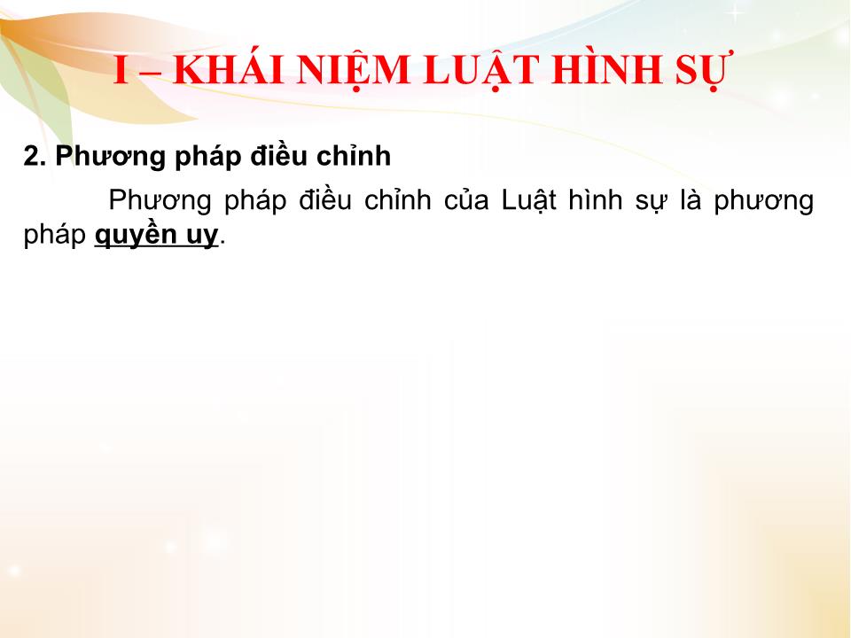 Bài giảng Nhà nước và pháp luật đại cương - Chương 4: Những vấn đề cơ bản về các ngành luật trong hệ thống pháp luật Việt Nam - Phần 2: Luật hình sự Việt Nam trang 6