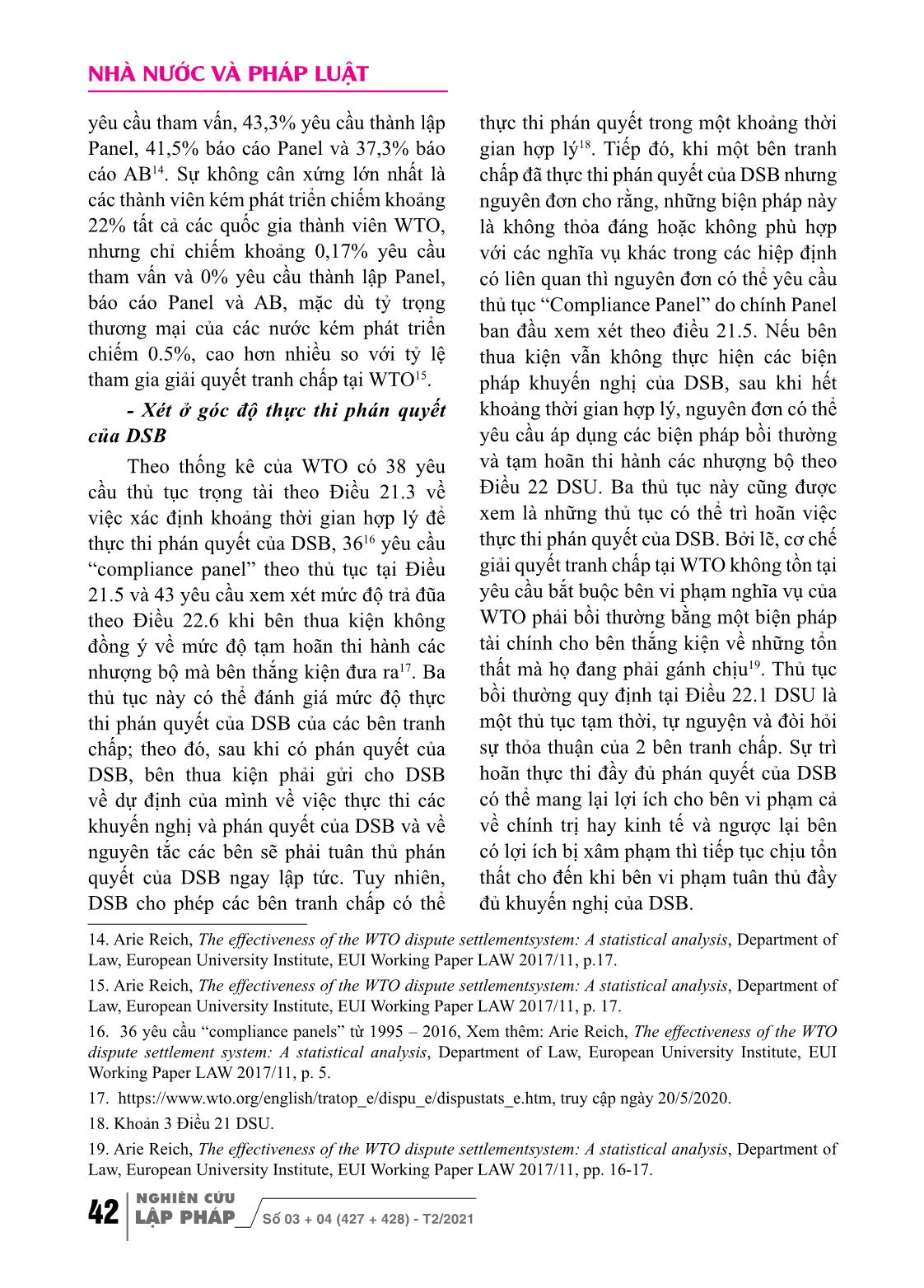 Cơ chế giải quyết tranh chấp thương mại quốc tế của WTO và thực tiễn áp dụng tại Việt Nam sau 26 năm phát triển trang 4