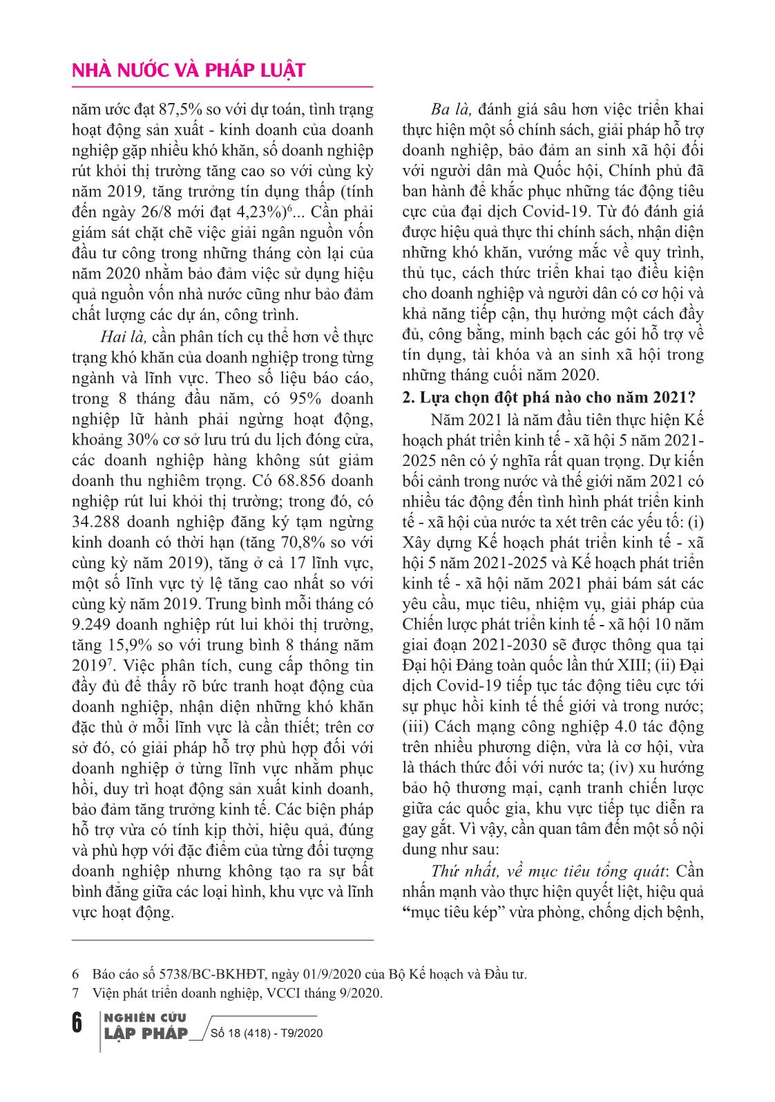 Kinh tế Việt Nam năm 2020: Đồng lòng vượt qua khó khăn trong bối cảnh tác động của đại dịch Covid-19 trang 4