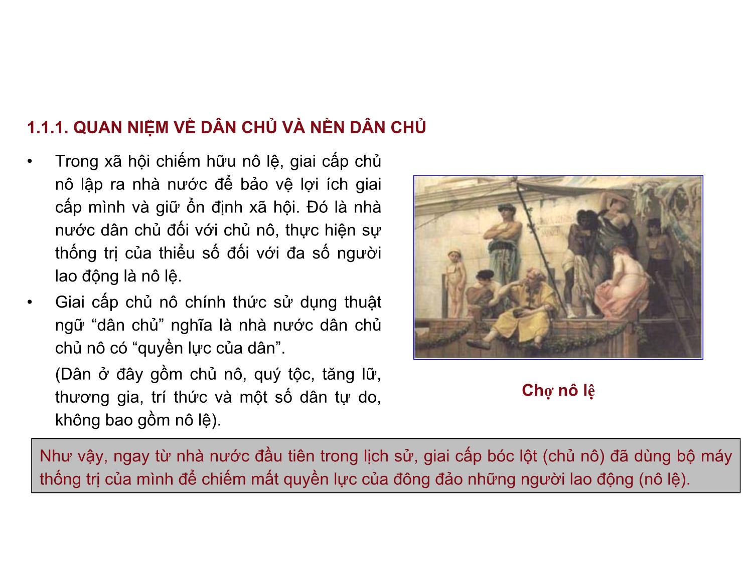 Bài giảng Những nguyên lý cơ bản của chủ nghĩa Mác-Lênin - Bài 8: Những vấn đề chính trị - xã hội có tính quy luật trong tiến trình cách mạng xã hội chủ nghĩa - Nguyễn Văn Thuân trang 9