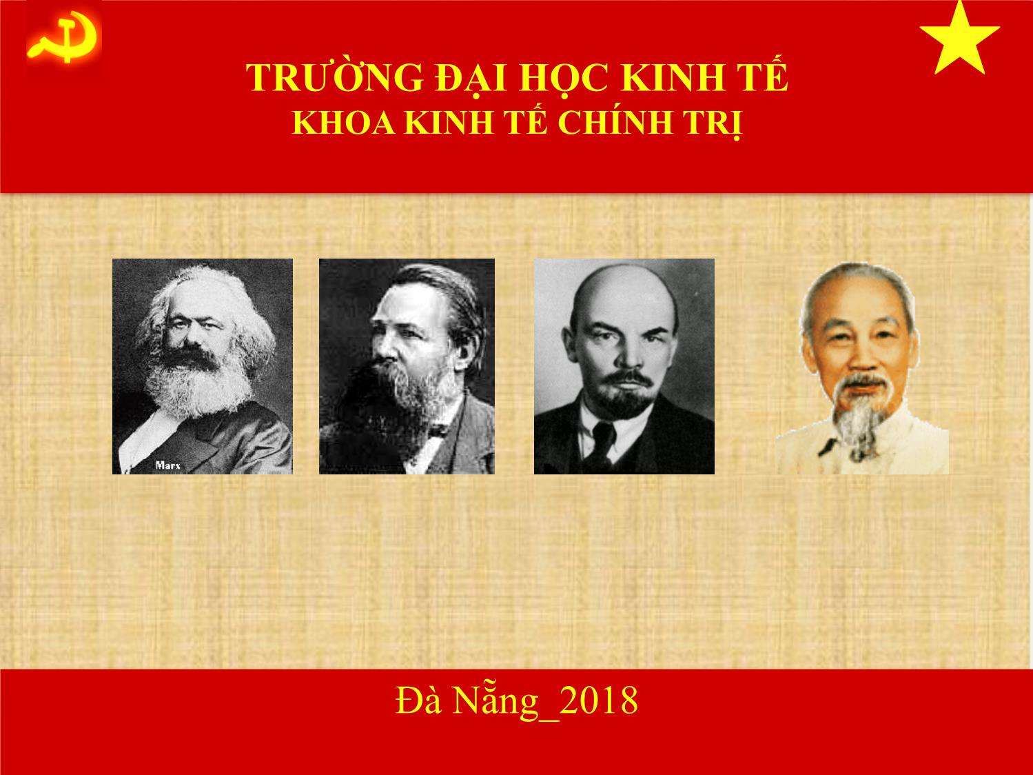 Bài giảng Tư tưởng Hồ Chí Minh - Chương 4: Tư tưởng Hồ Chí Minh về Đảng cộng sản Việt Nam - Lê Thị Ngọc Hoa trang 1