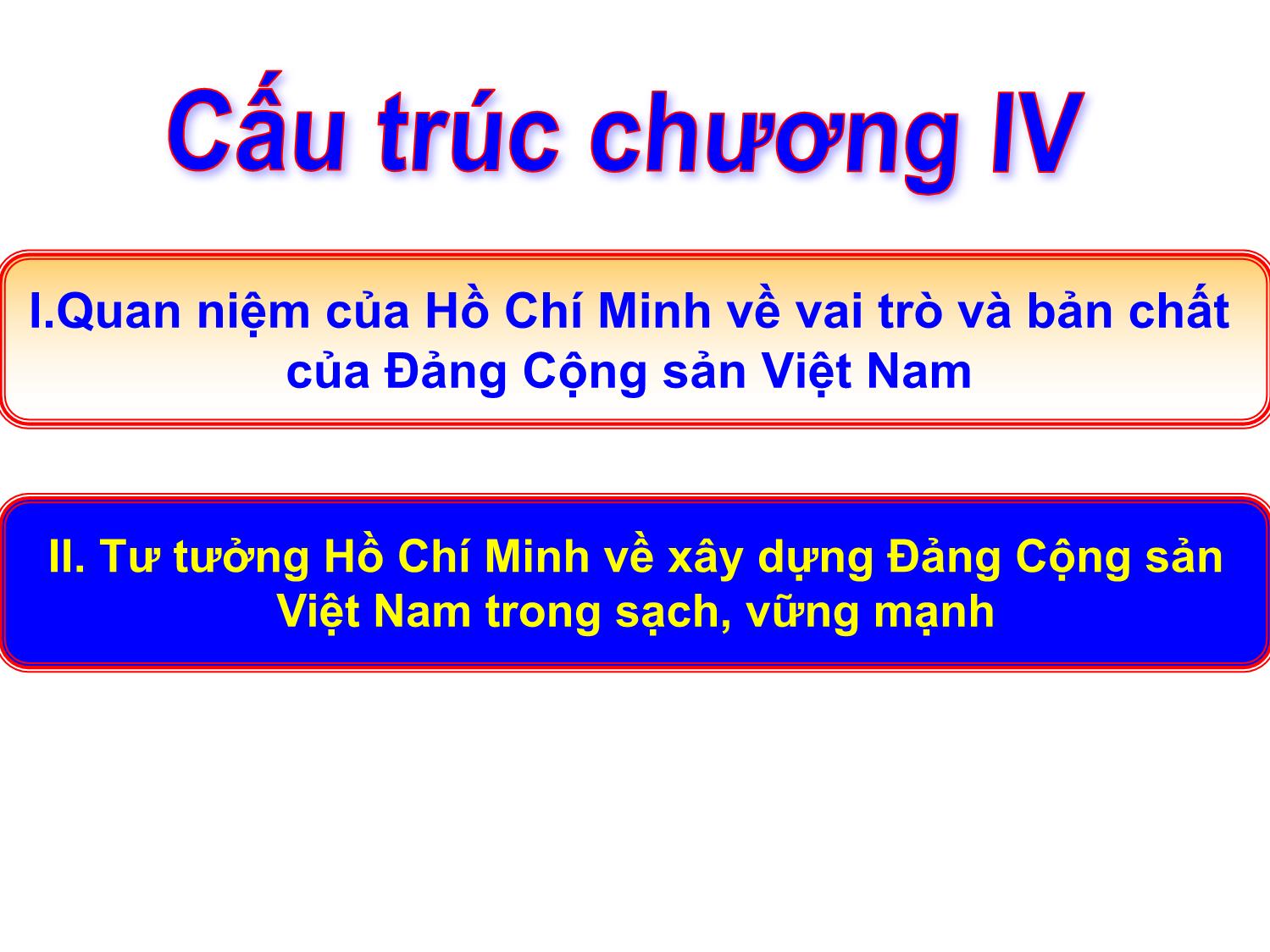 Bài giảng Tư tưởng Hồ Chí Minh - Chương 4: Tư tưởng Hồ Chí Minh về Đảng cộng sản Việt Nam - Lê Thị Ngọc Hoa trang 3