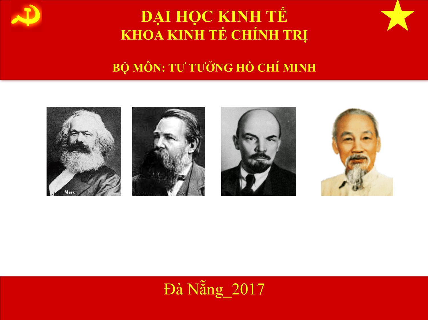 Bài giảng Tư tưởng Hồ Chí Minh - Chương 5: Tư tưởng Hồ Chí Minh về đại đoàn kết dân tộc, kết hợp sức mạnh dân tộc và sức mạnh thời đại - Lê Thị Ngọc Hoa trang 1