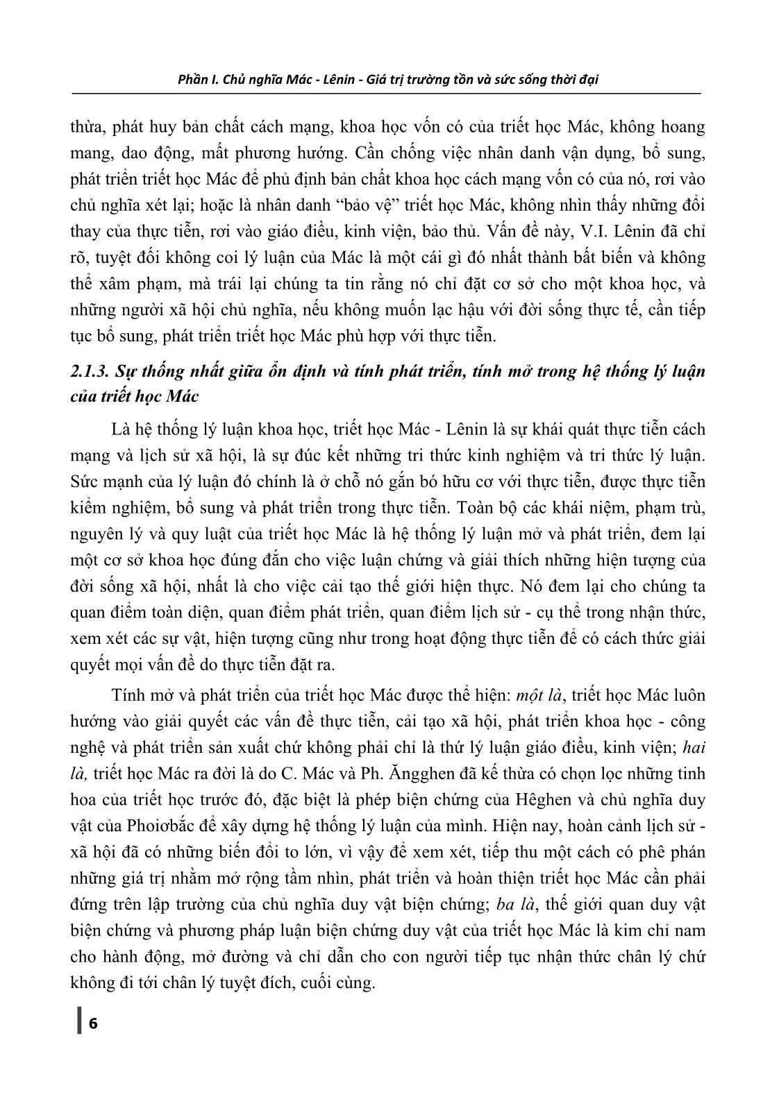 Bản chất khoa học, cách mạng của triết học Mác và vấn đề giảng dạy triết học Mác - Lênin trong trường đại học hiện nay trang 5