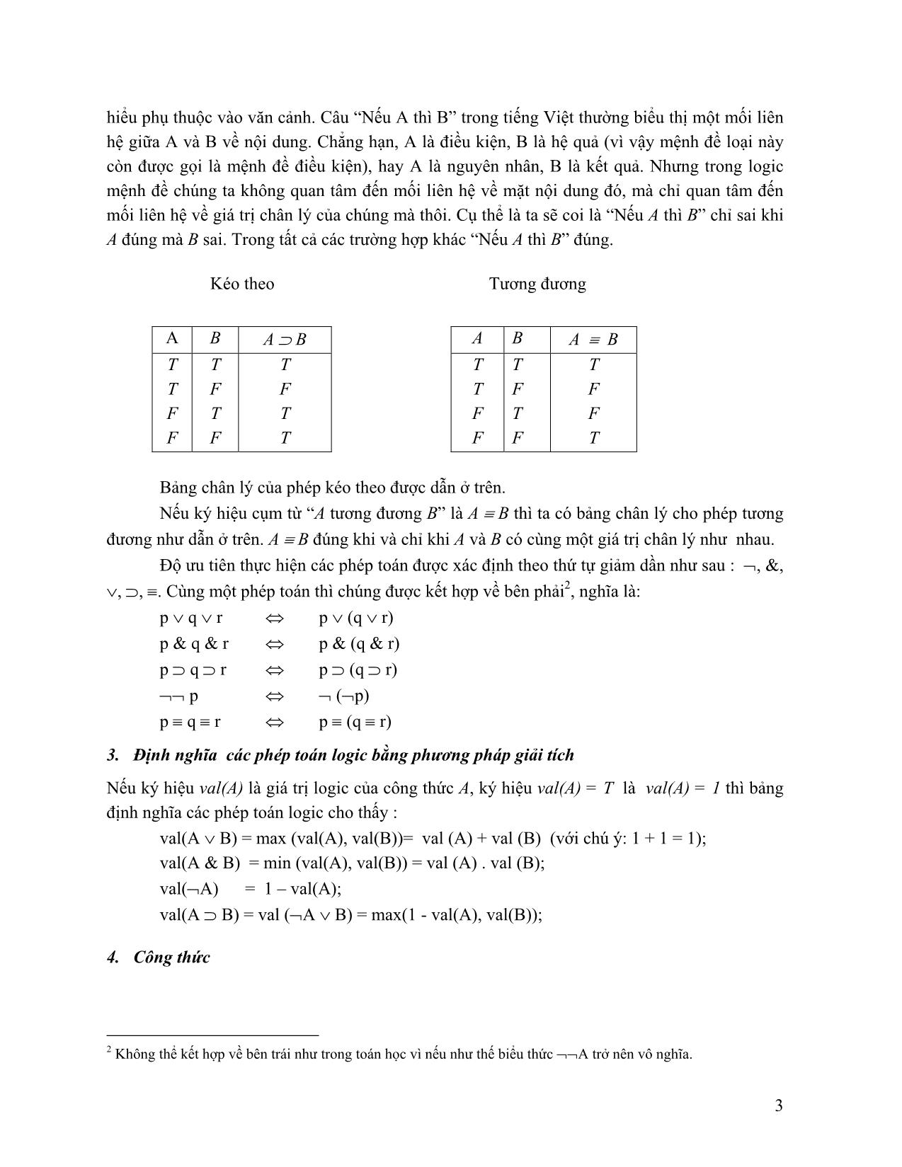 Giáo trình Logic chuyên ngành trang 4