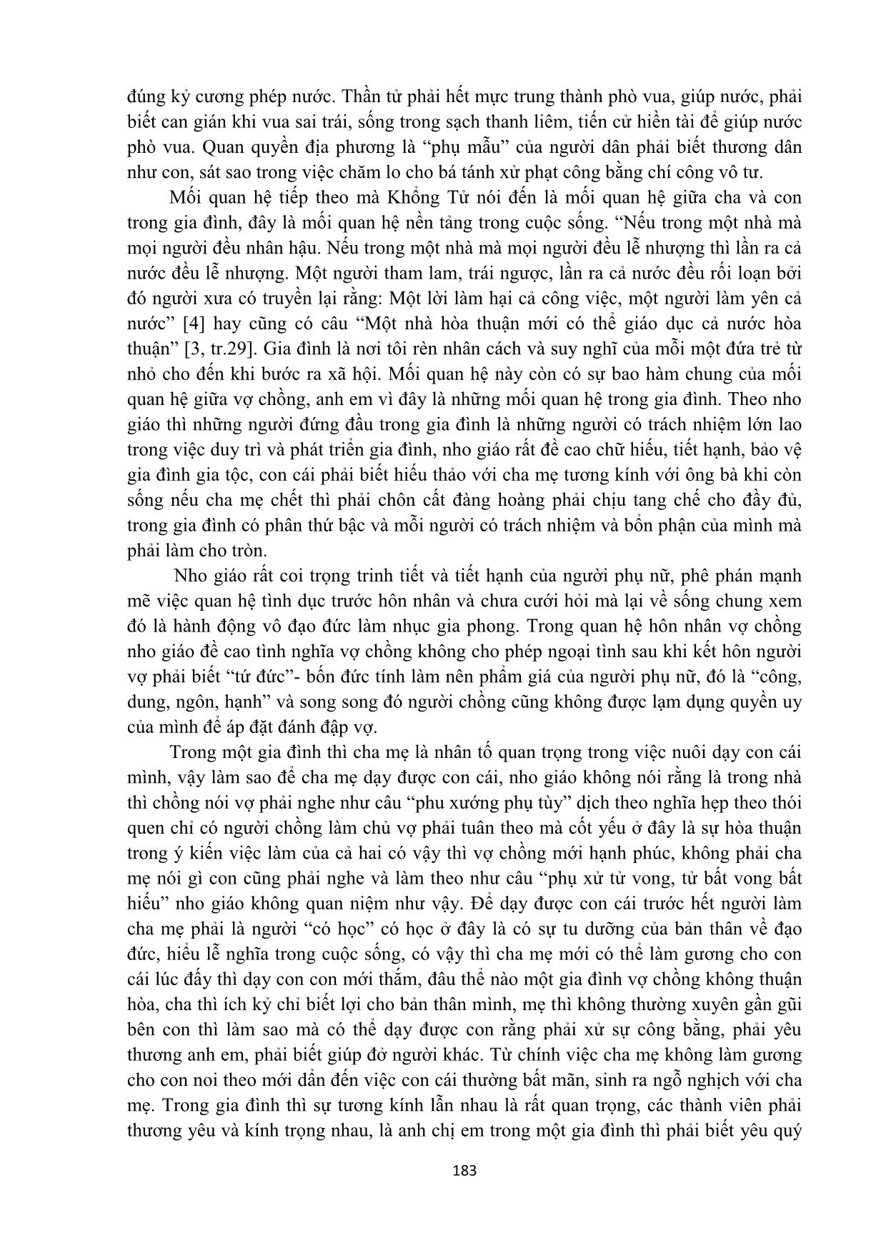 Quan niệm của Khổng Tử về đạo làm người và ý nghĩa hiện thời của nó trang 4