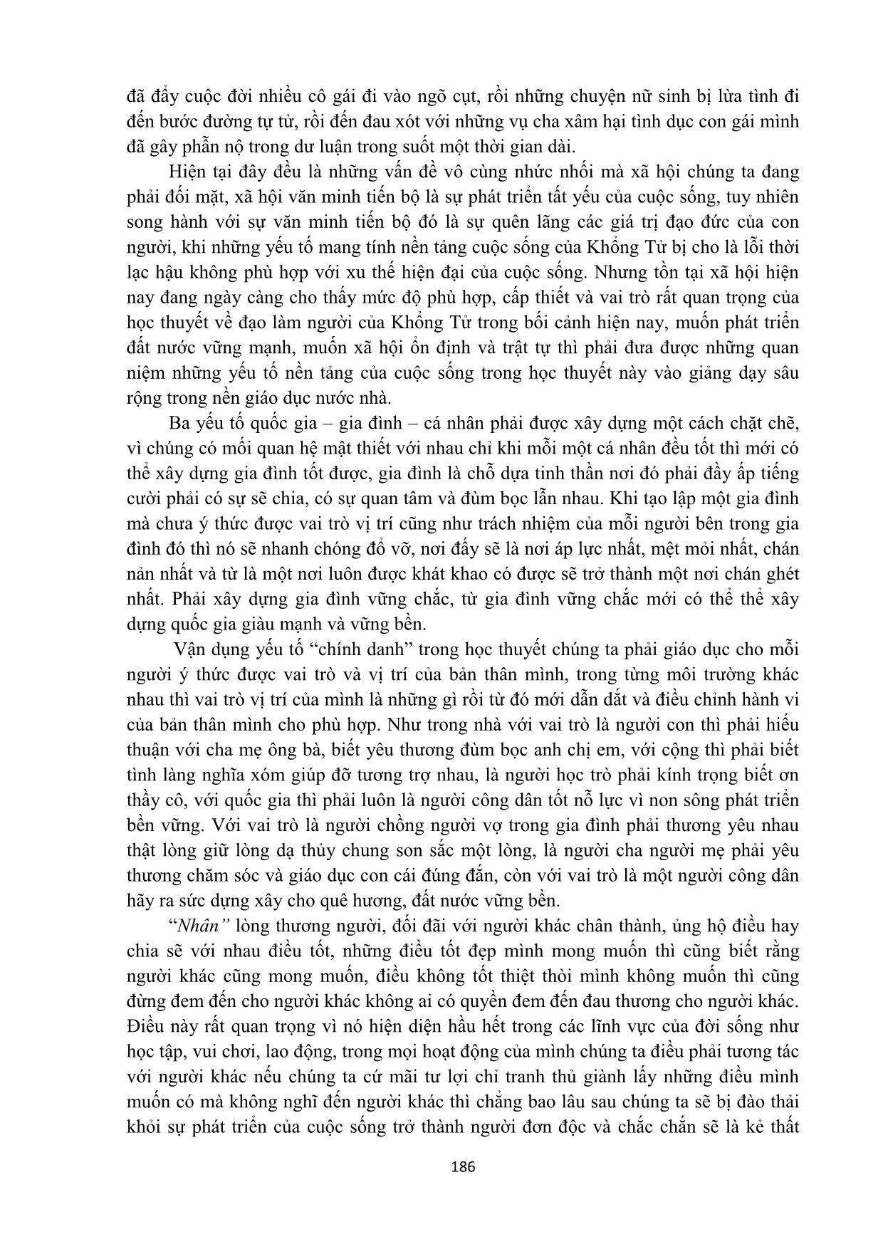 Quan niệm của Khổng Tử về đạo làm người và ý nghĩa hiện thời của nó trang 7