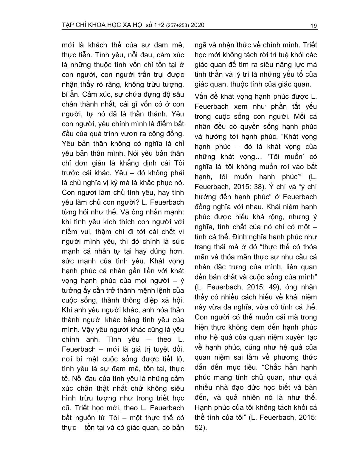 Tư tưởng cải cách triết học của Ludwig Feuerbach trong tác phẩm Những nguyên lý của triết học tương lai và ý nghĩa của nó trang 9