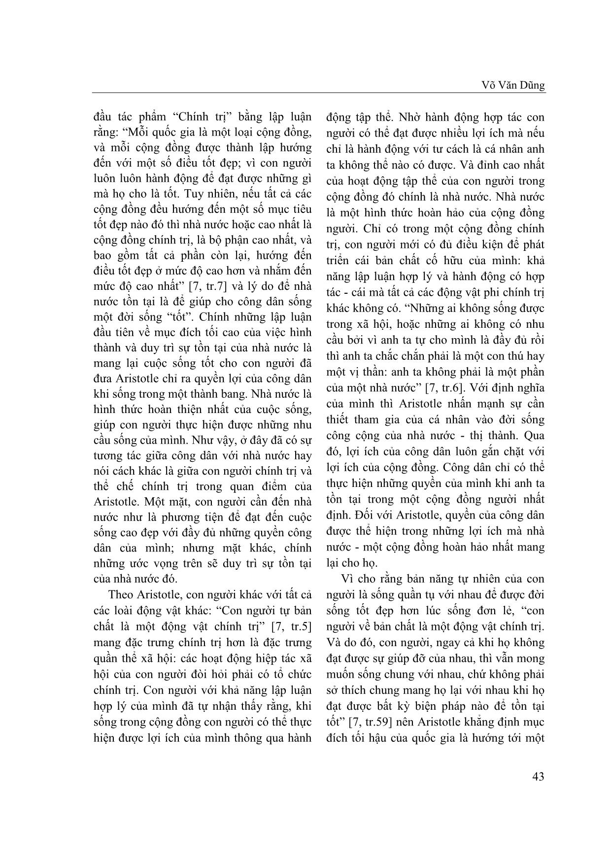 Tư tưởng nhân quyền của Aristotle trong tác phẩm “Chính trị” và ý nghĩa lịch sử trang 3